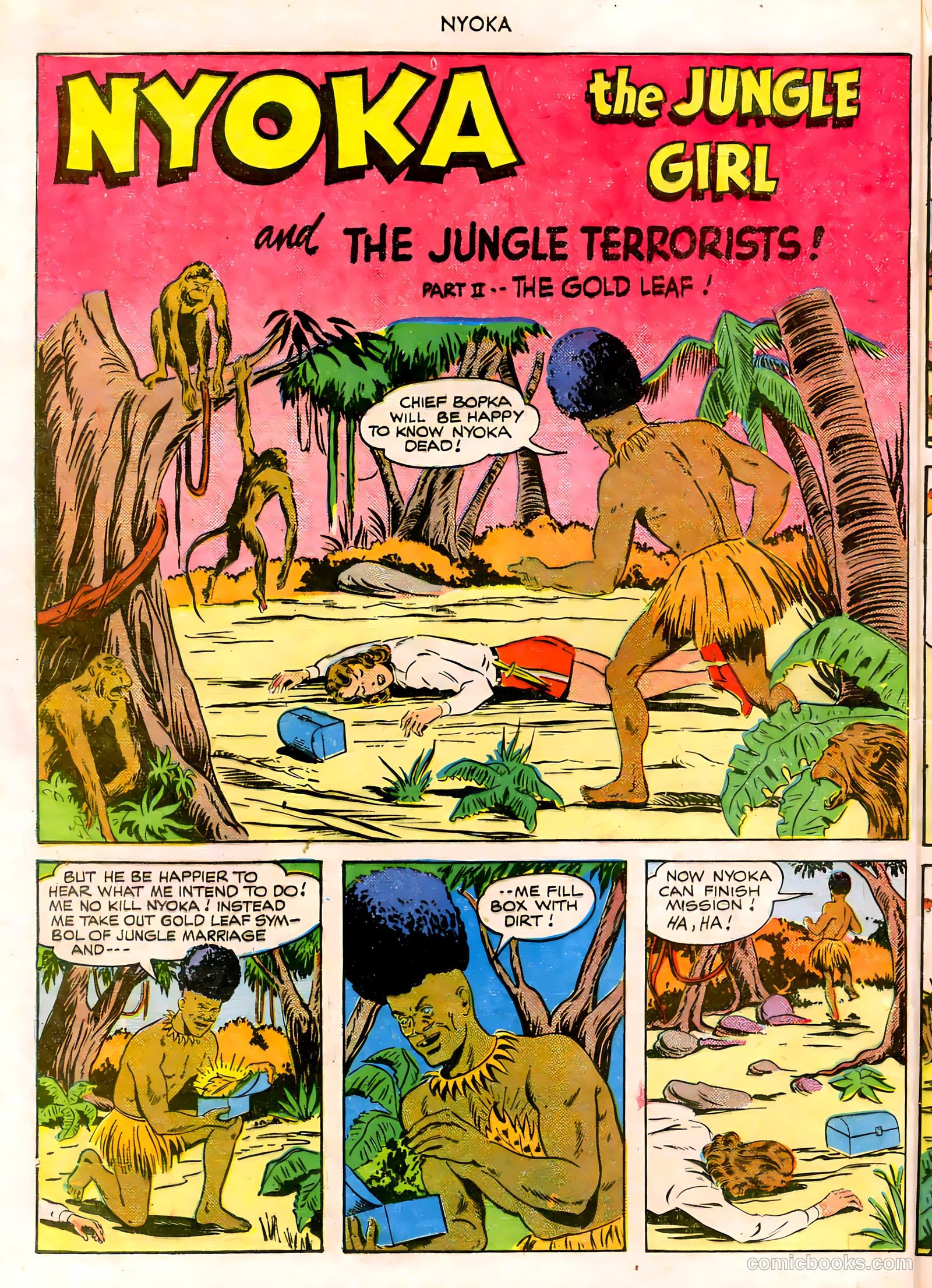 Nyoka the Jungle Girl #45 (1950) — page 36 of 52