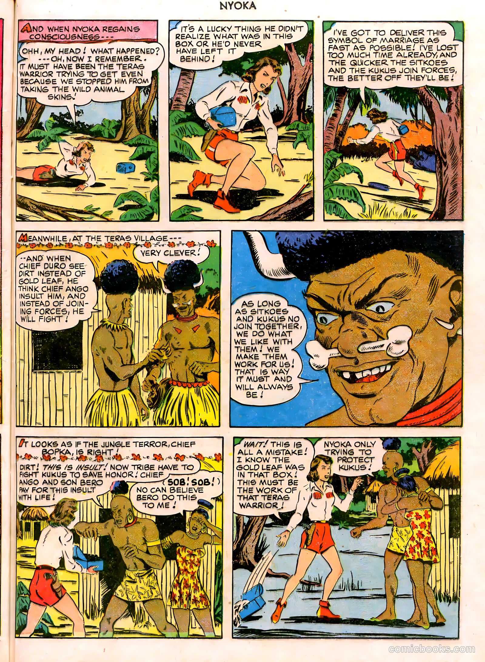 Nyoka the Jungle Girl #45 (1950) — page 37 of 52