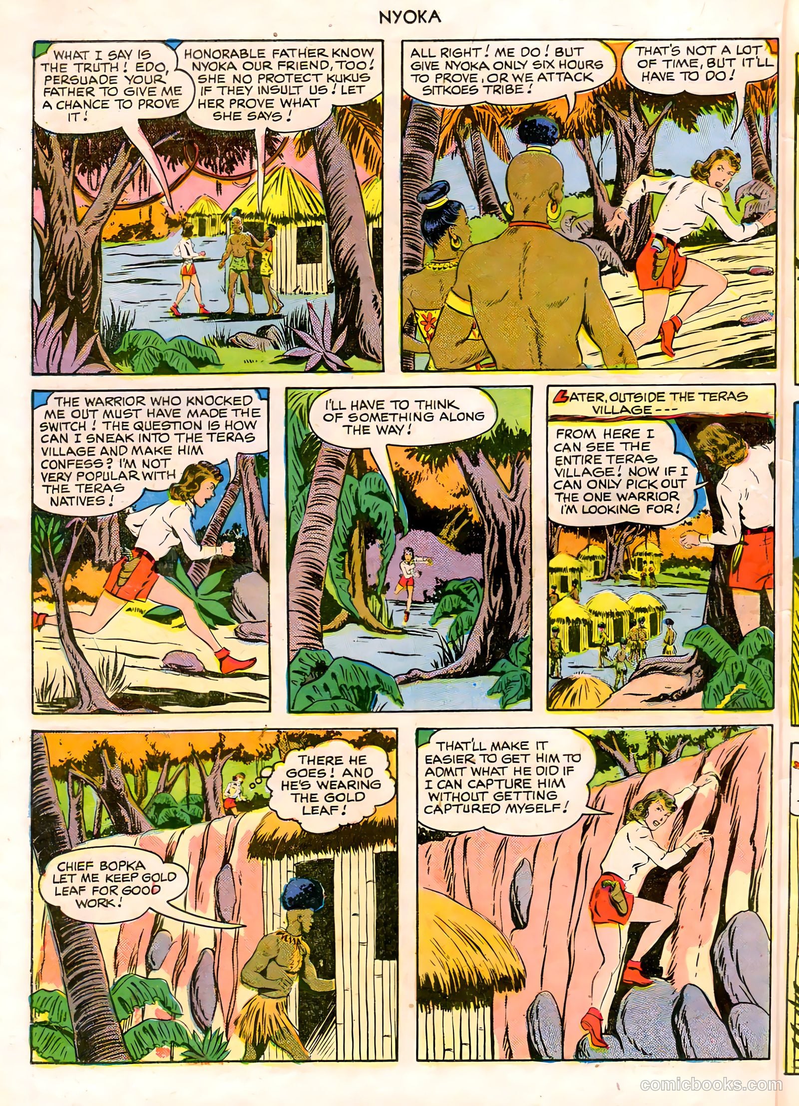 Nyoka the Jungle Girl #45 (1950) — page 38 of 52