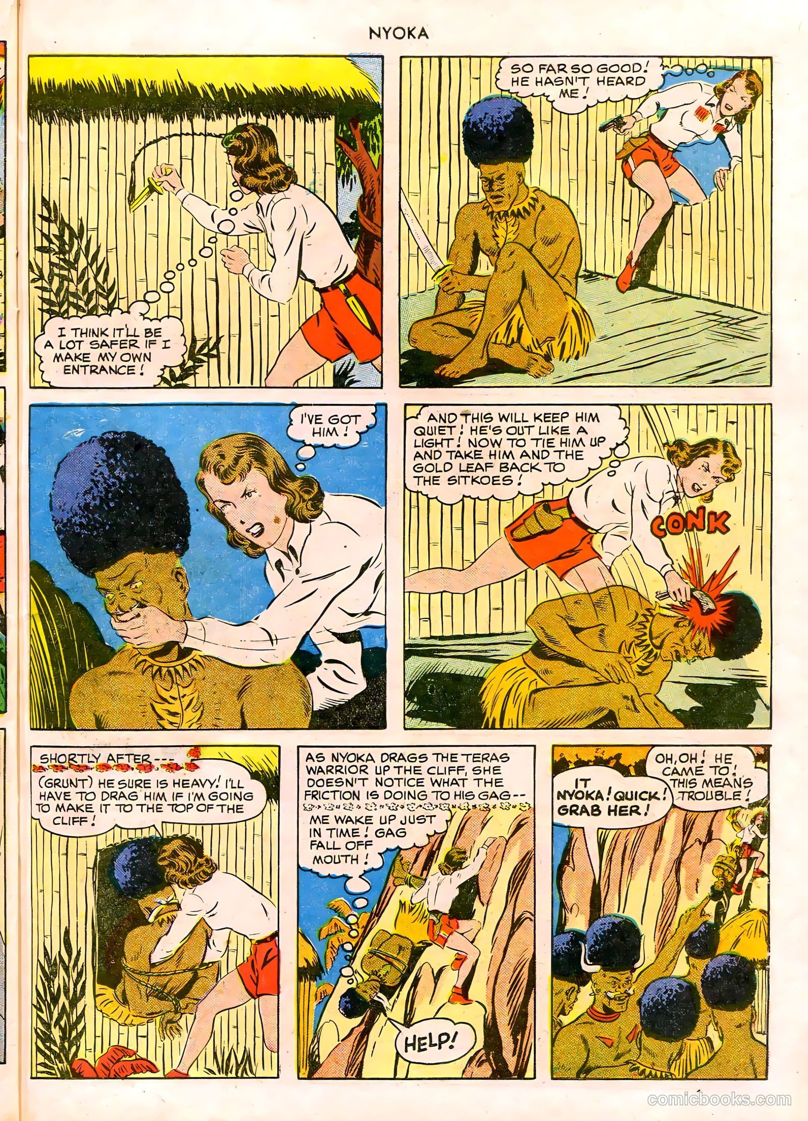 Nyoka the Jungle Girl #45 (1950) — page 39 of 52