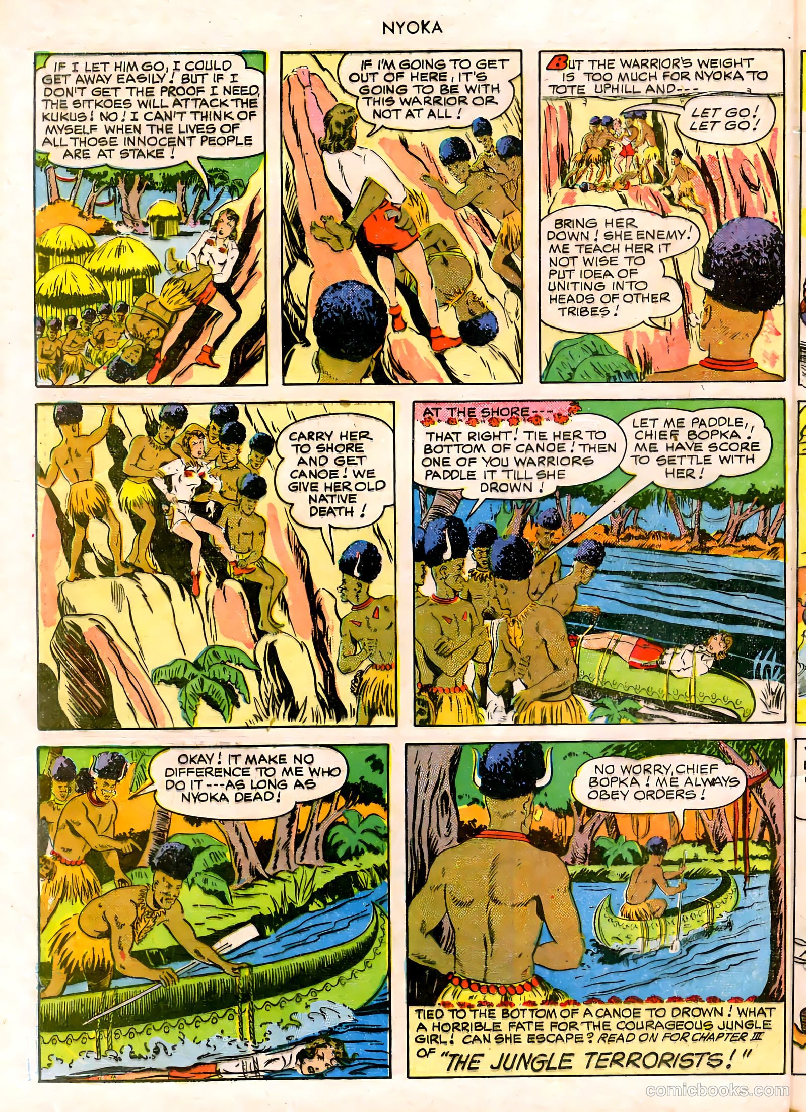 Nyoka the Jungle Girl #45 (1950) — page 40 of 52
