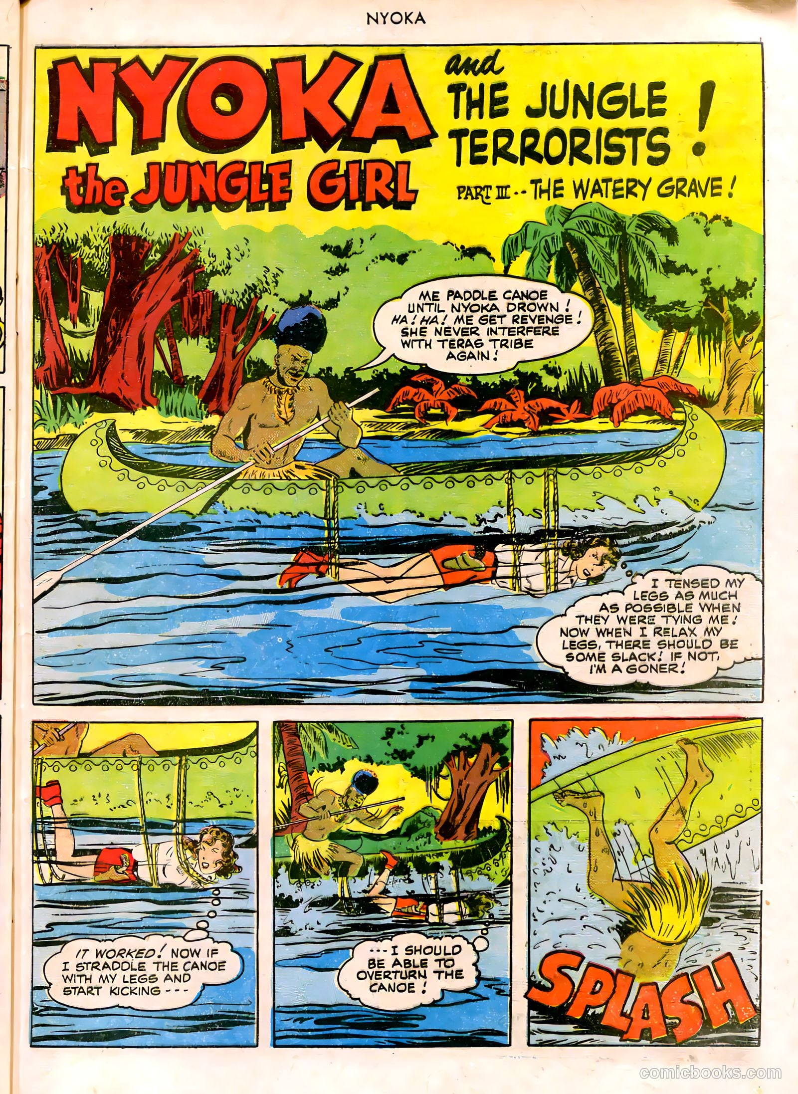Nyoka the Jungle Girl #45 (1950) — page 45 of 52
