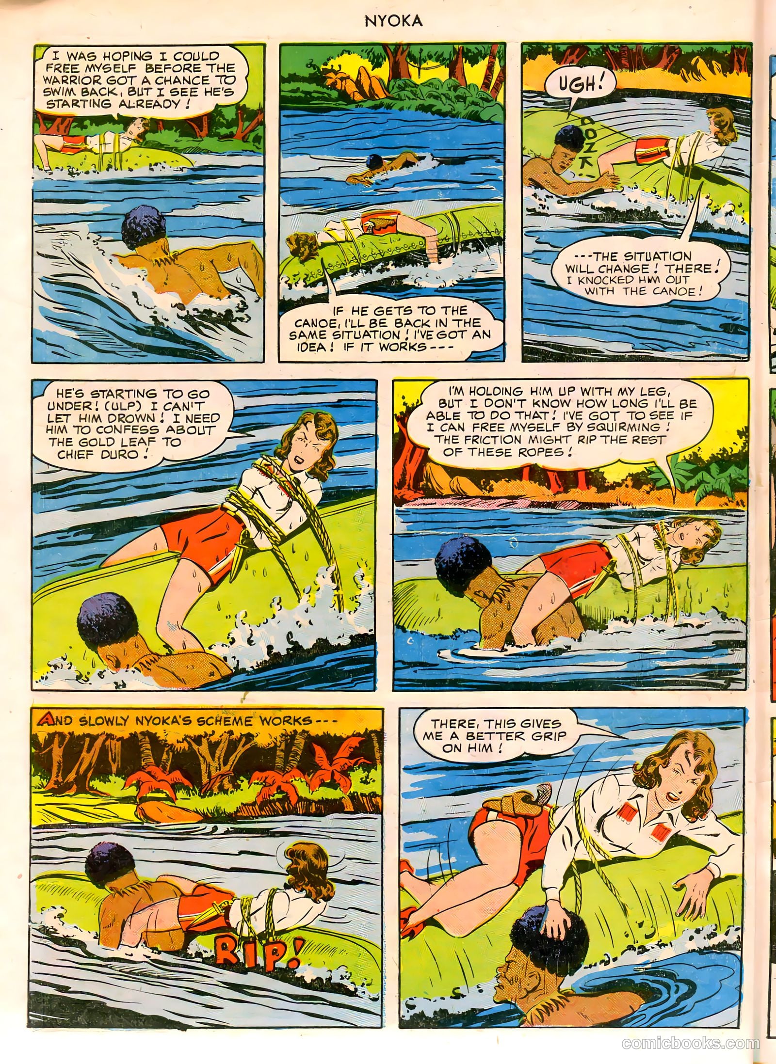 Nyoka the Jungle Girl #45 (1950) — page 46 of 52
