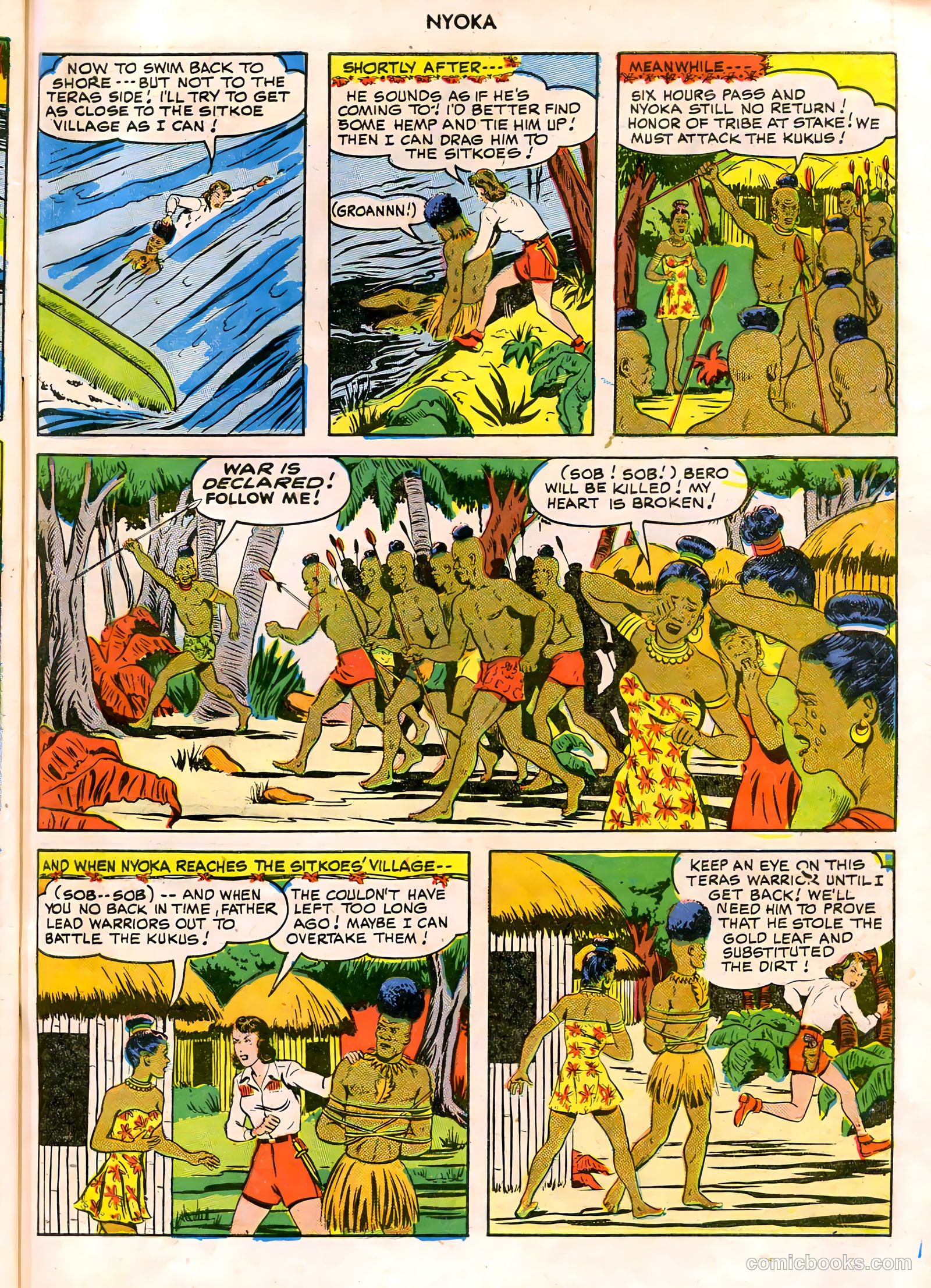 Nyoka the Jungle Girl #45 (1950) — page 47 of 52