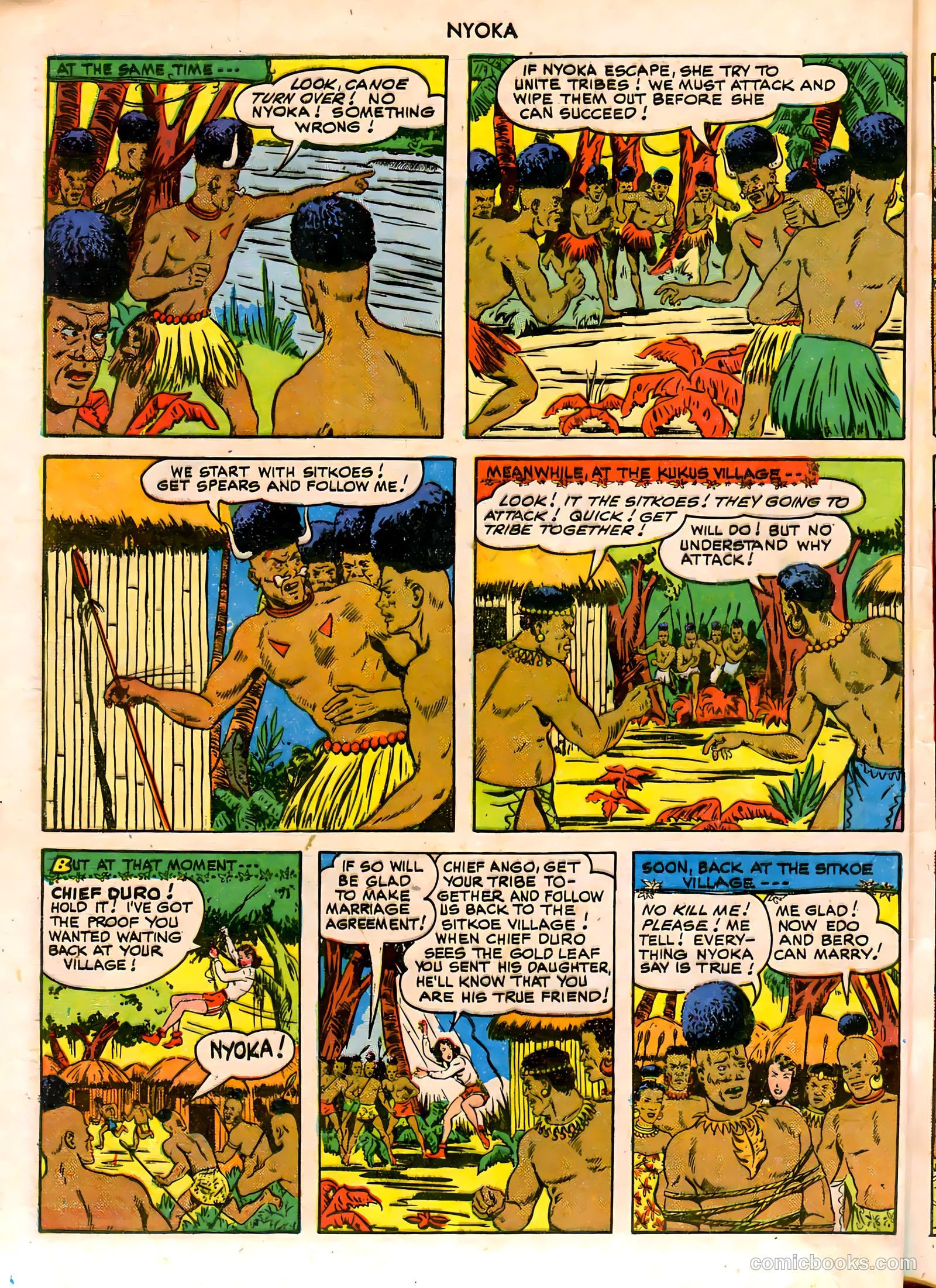 Nyoka the Jungle Girl #45 (1950) — page 48 of 52