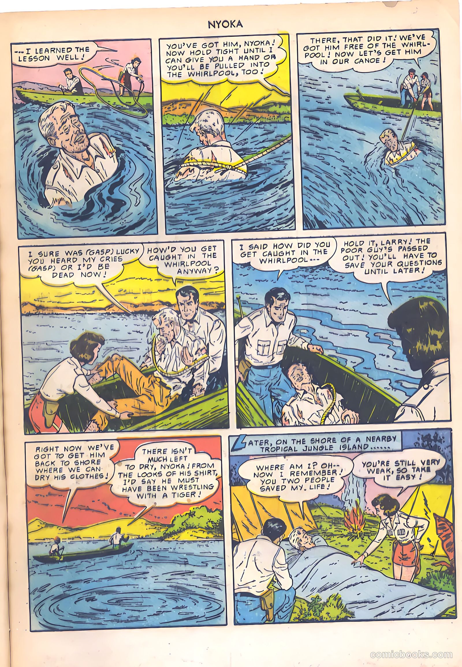 Nyoka the Jungle Girl #46 (1950) — page 5 of 52