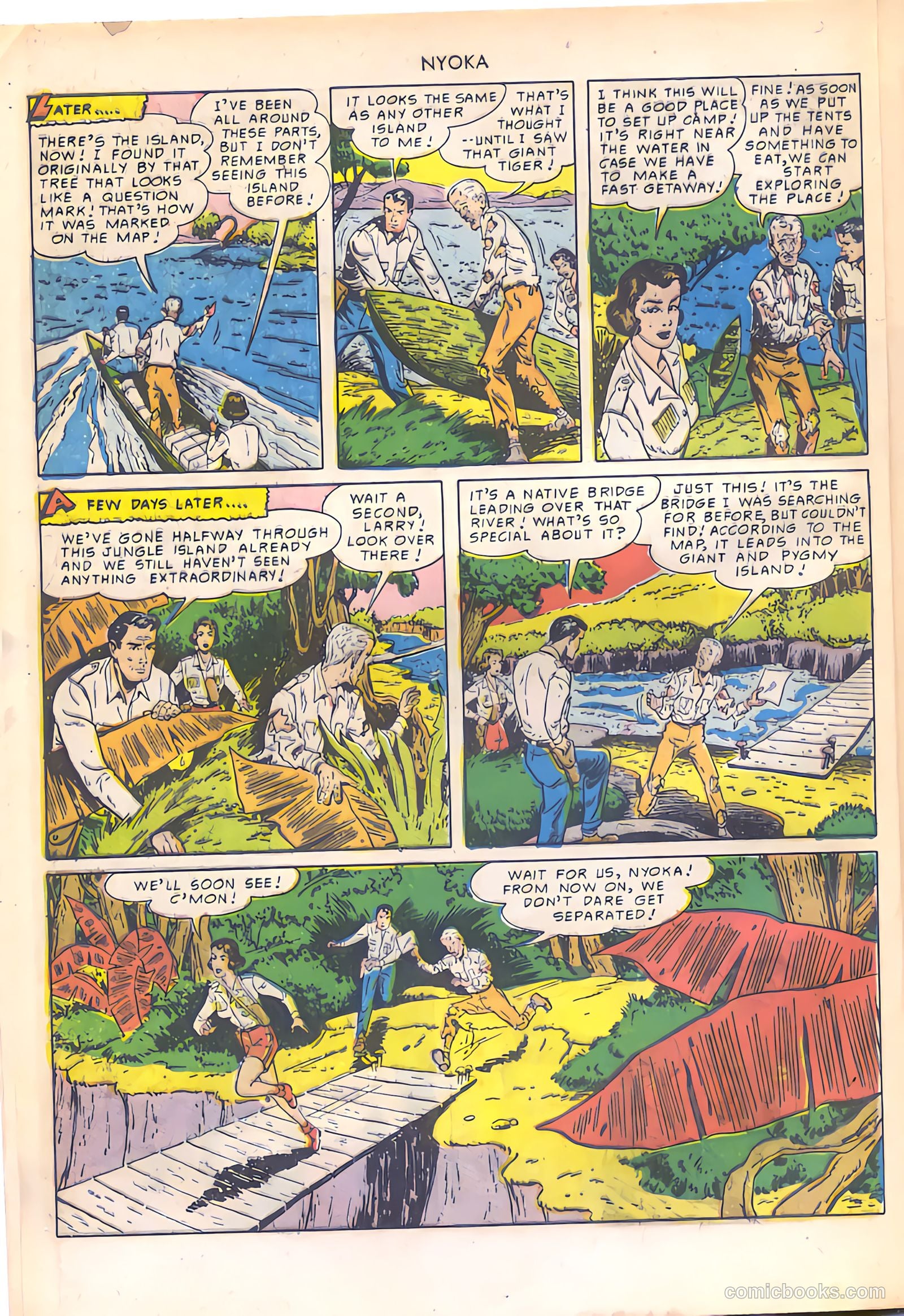 Nyoka the Jungle Girl #46 (1950) — page 8 of 52