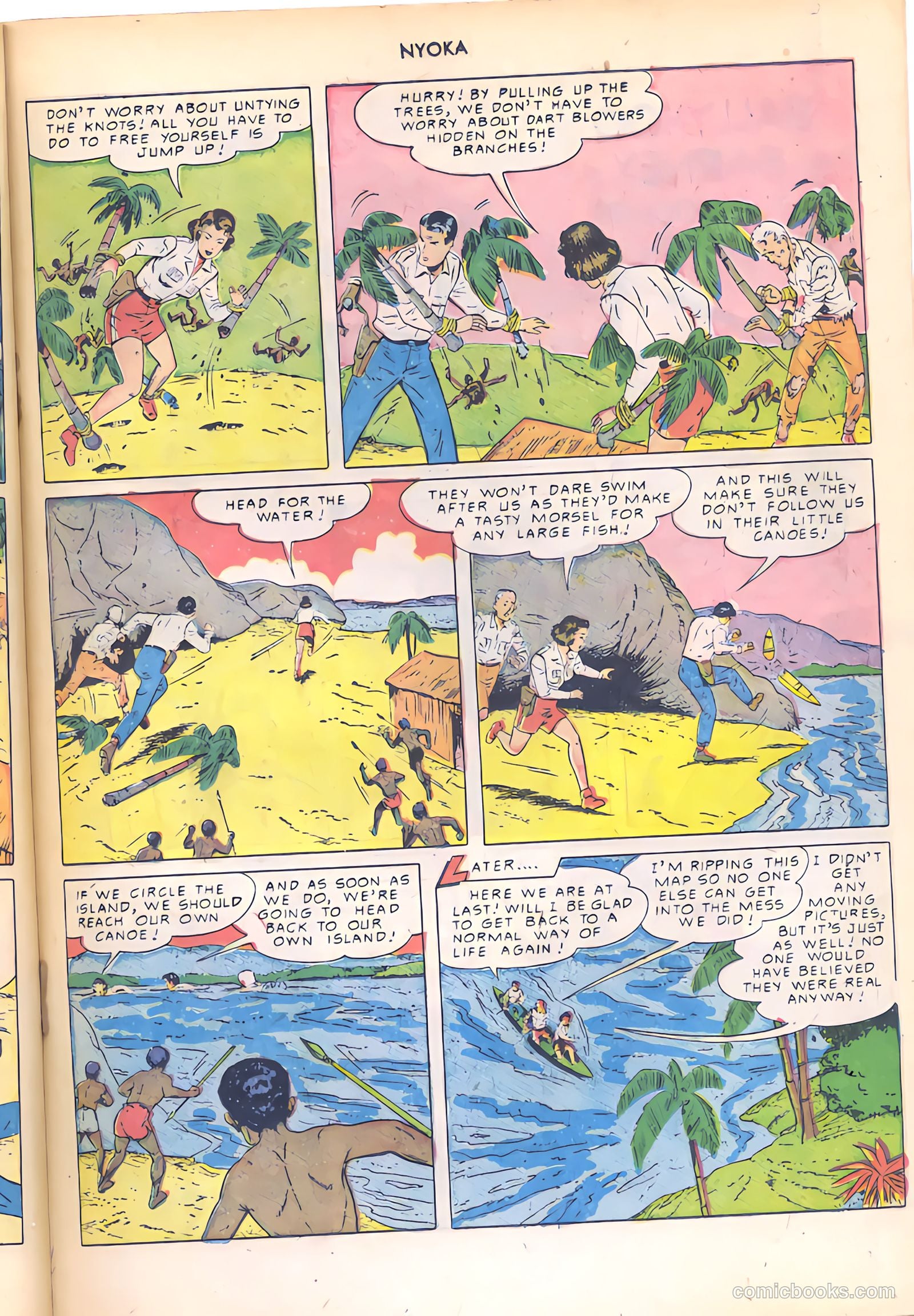 Nyoka the Jungle Girl #46 (1950) — page 23 of 52