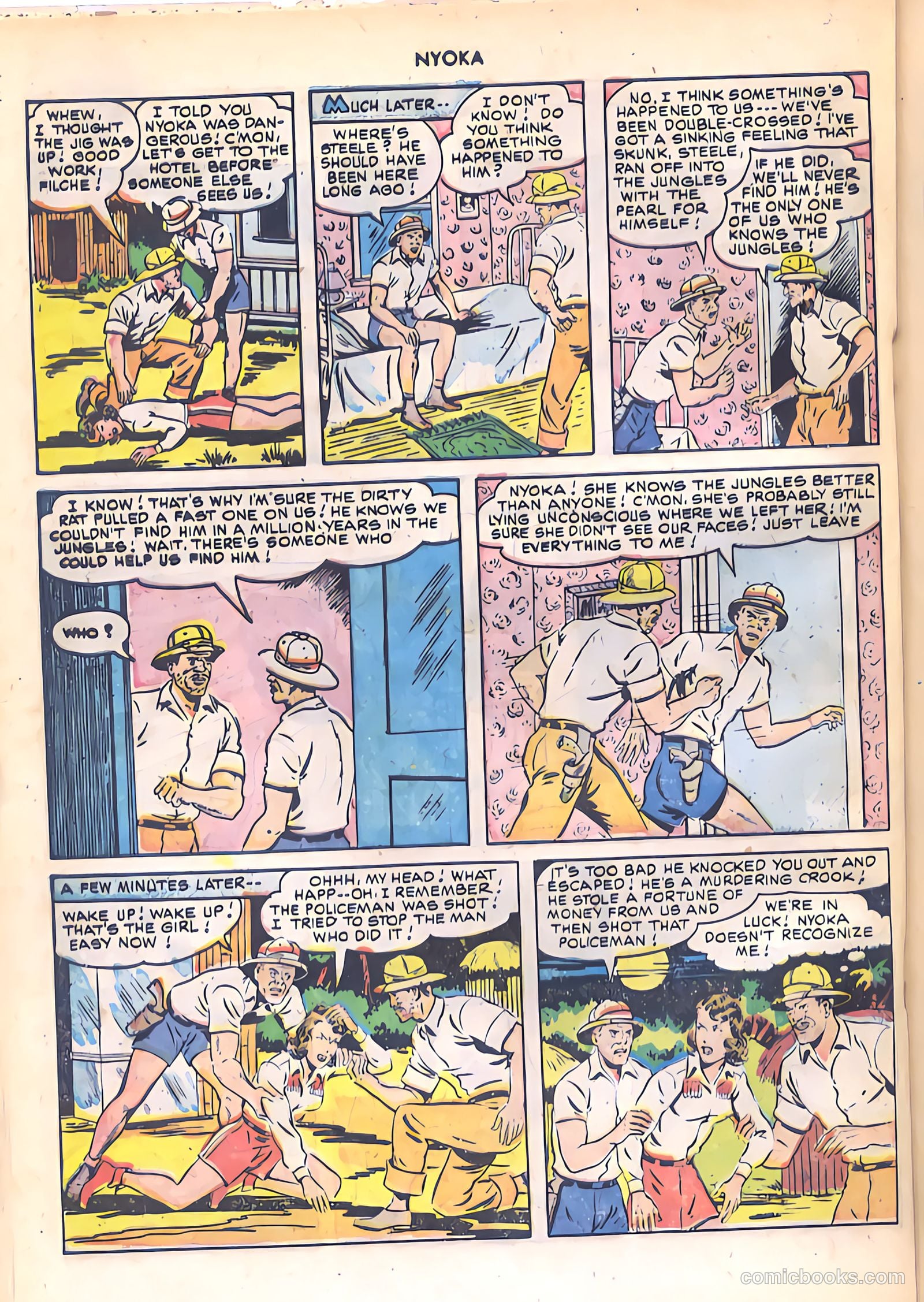 Nyoka the Jungle Girl #46 (1950) — page 32 of 52