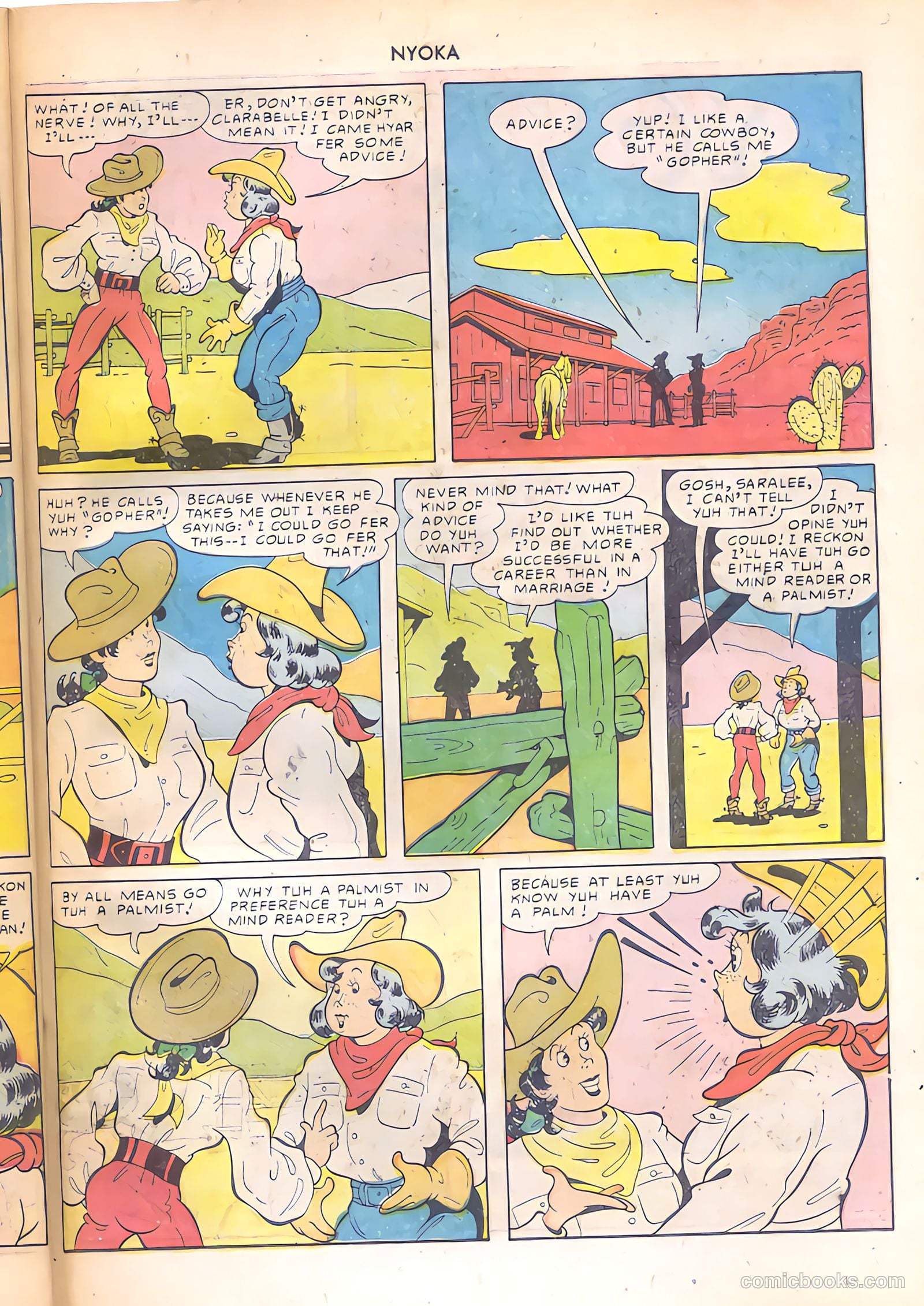Nyoka the Jungle Girl #46 (1950) — page 43 of 52
