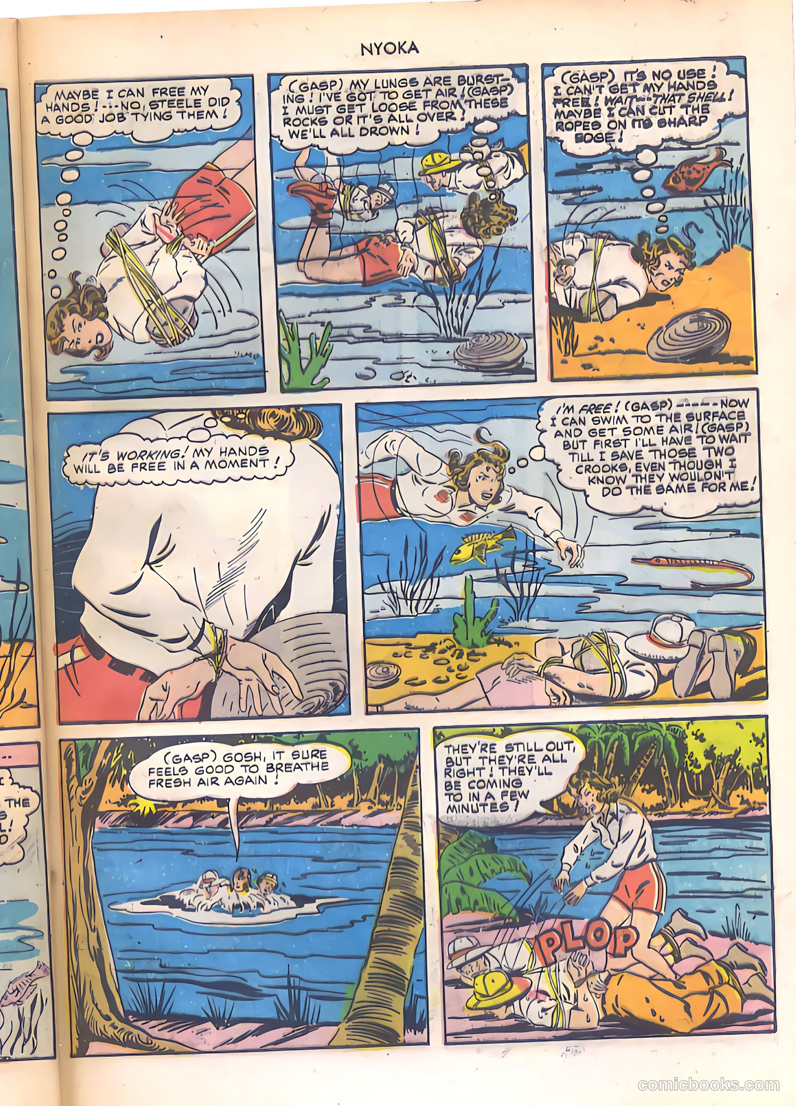 Nyoka the Jungle Girl #46 (1950) — page 45 of 52