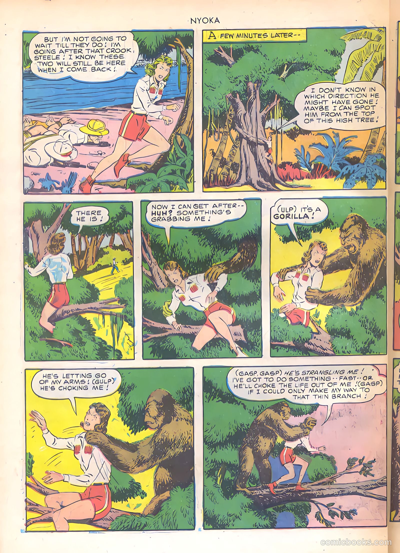 Nyoka the Jungle Girl #46 (1950) — page 46 of 52