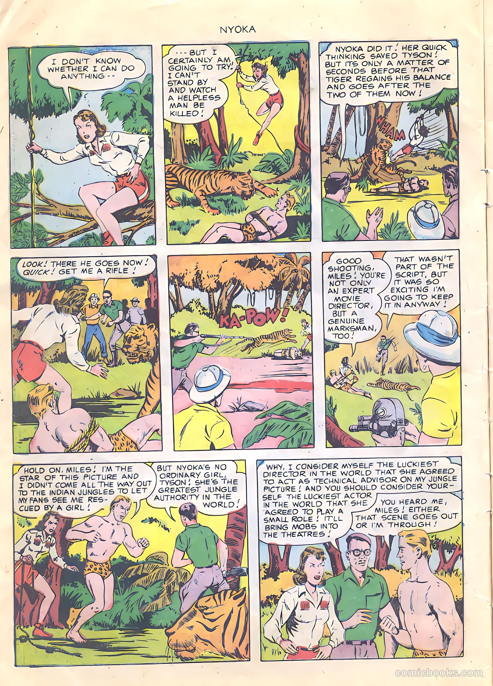 Nyoka the Jungle Girl #48 (1950) — page 4 of 36