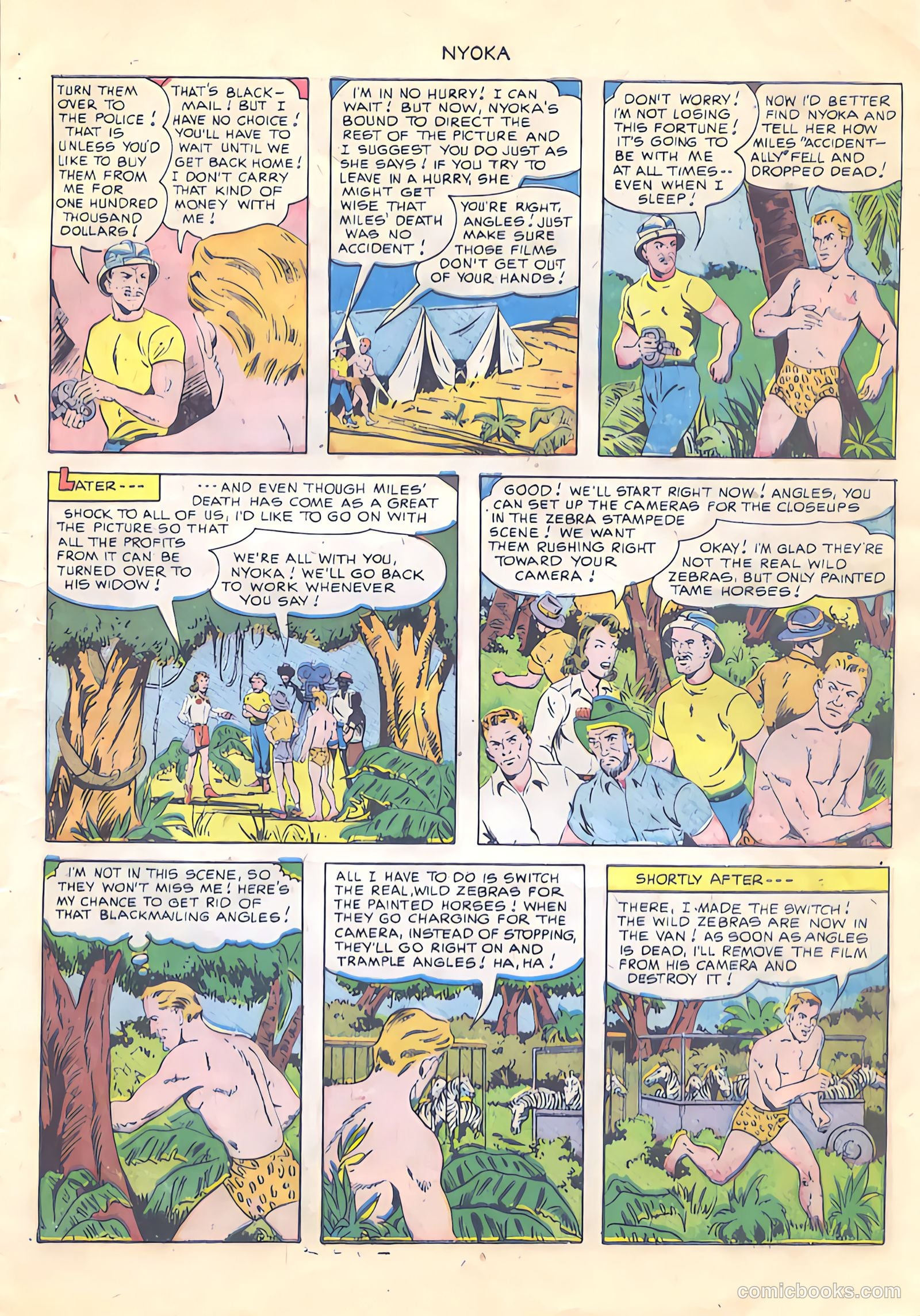 Nyoka the Jungle Girl #48 (1950) — page 7 of 36