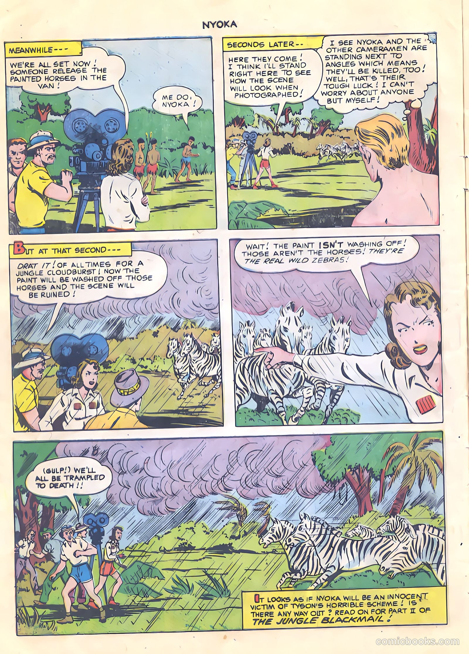 Nyoka the Jungle Girl #48 (1950) — page 8 of 36