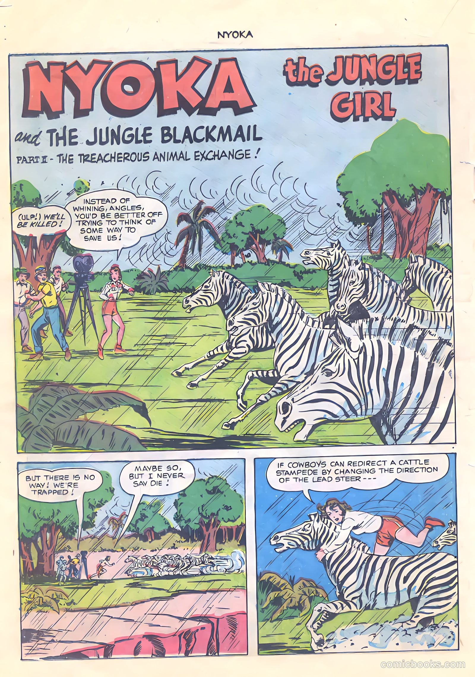 Nyoka the Jungle Girl #48 (1950) — page 18 of 36