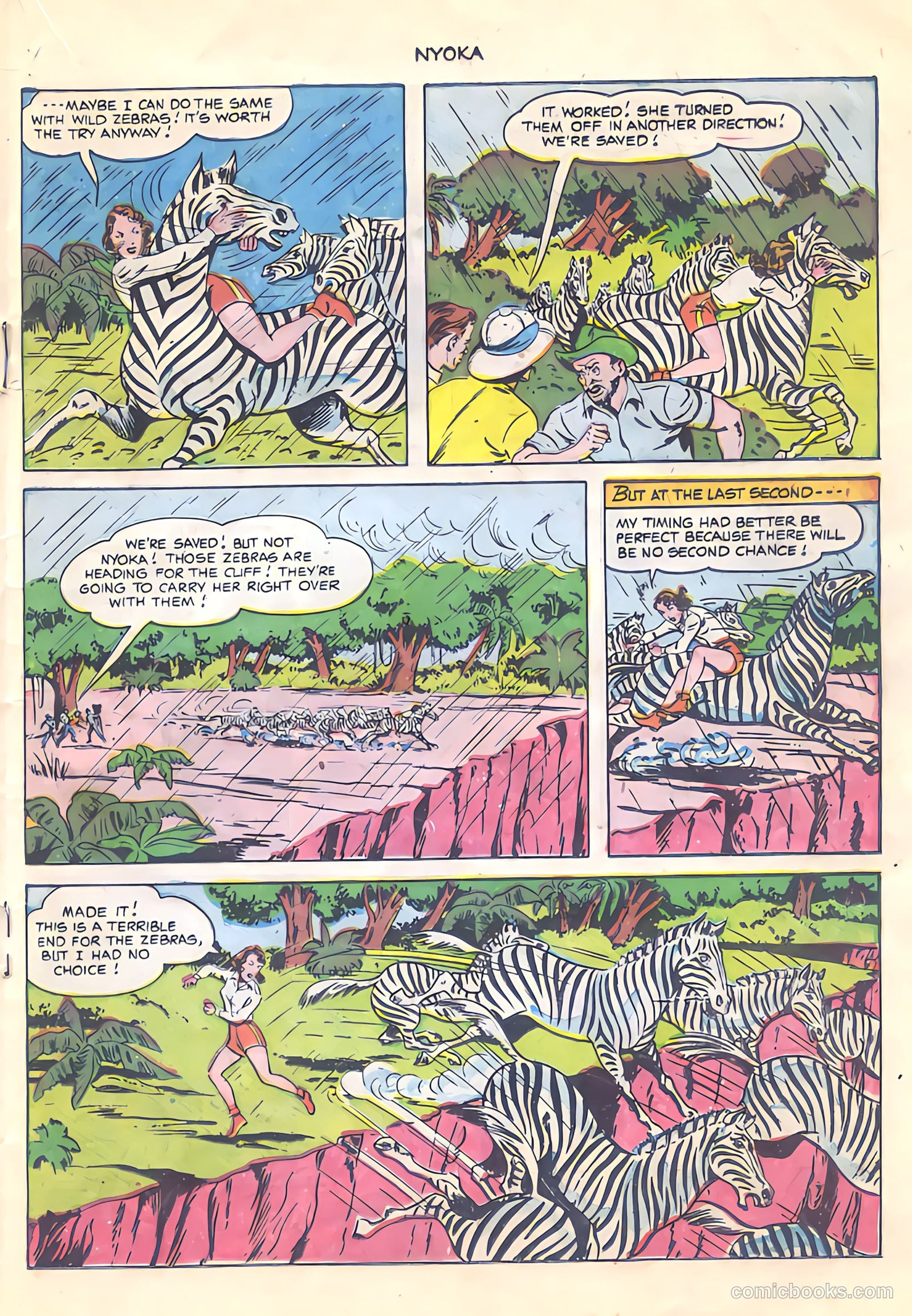 Nyoka the Jungle Girl #48 (1950) — page 19 of 36