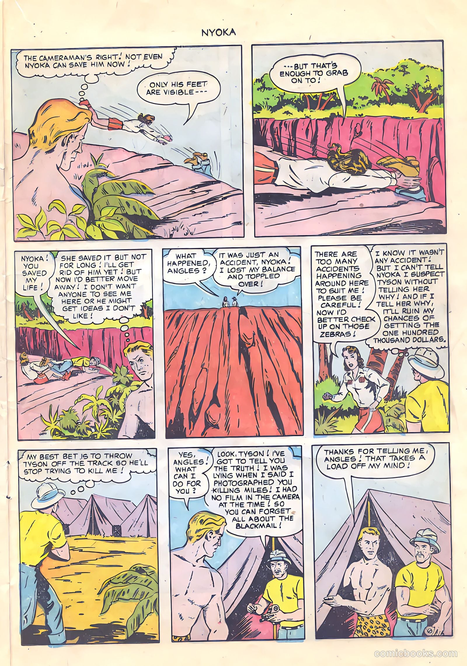 Nyoka the Jungle Girl #48 (1950) — page 21 of 36