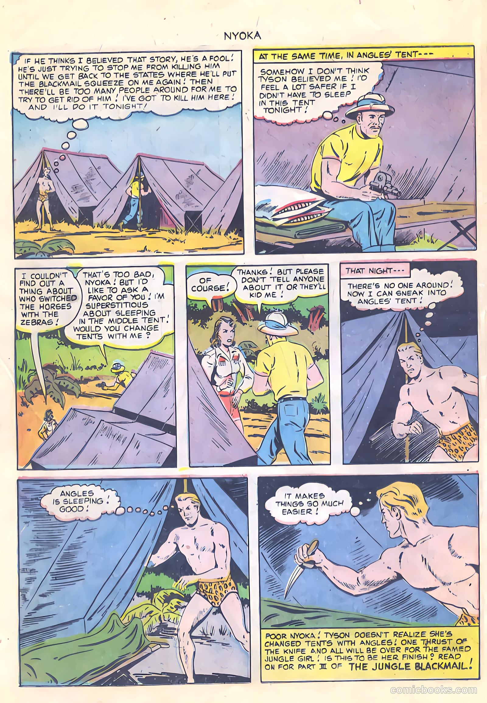 Nyoka the Jungle Girl #48 (1950) — page 22 of 36