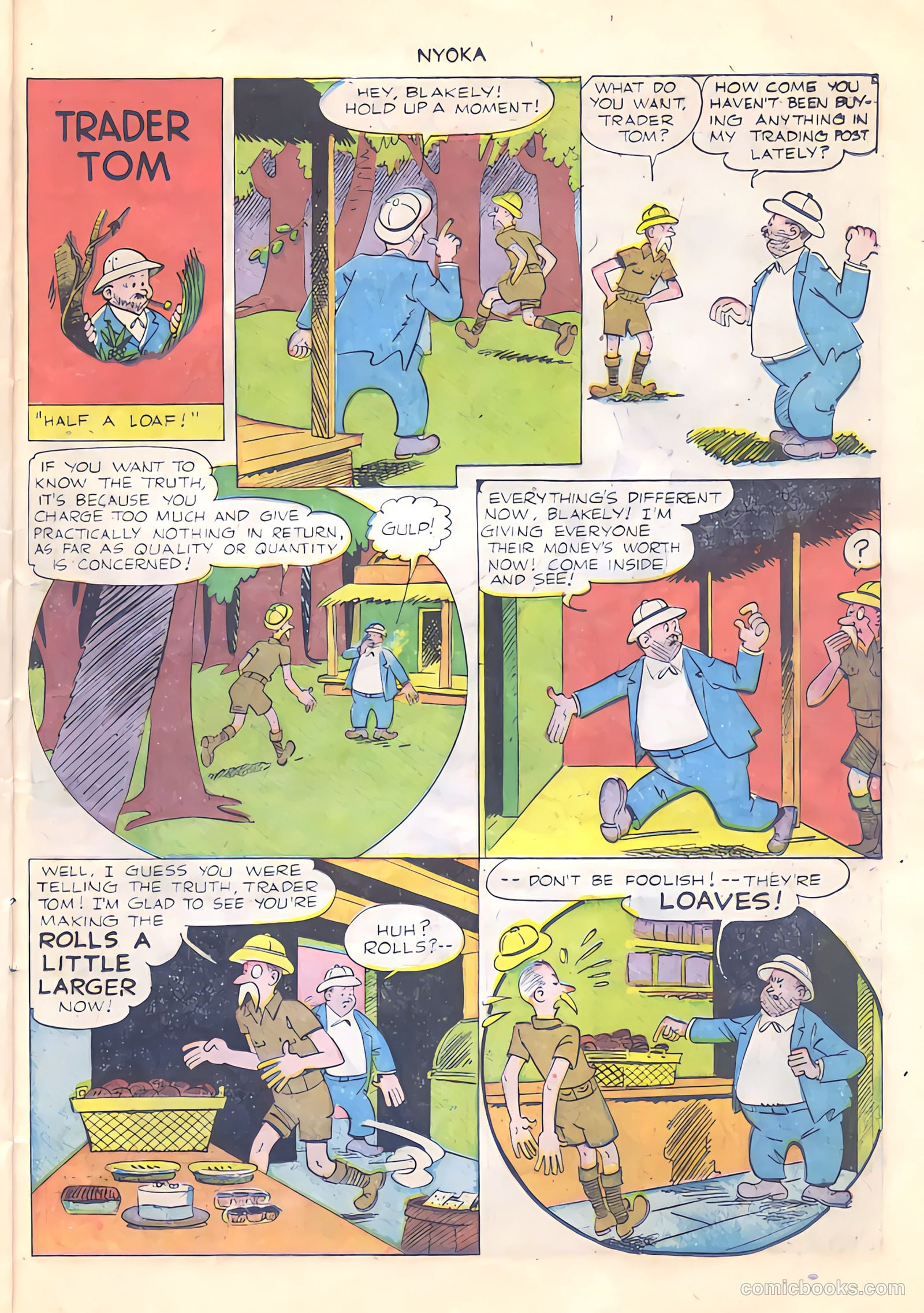 Nyoka the Jungle Girl #48 (1950) — page 23 of 36