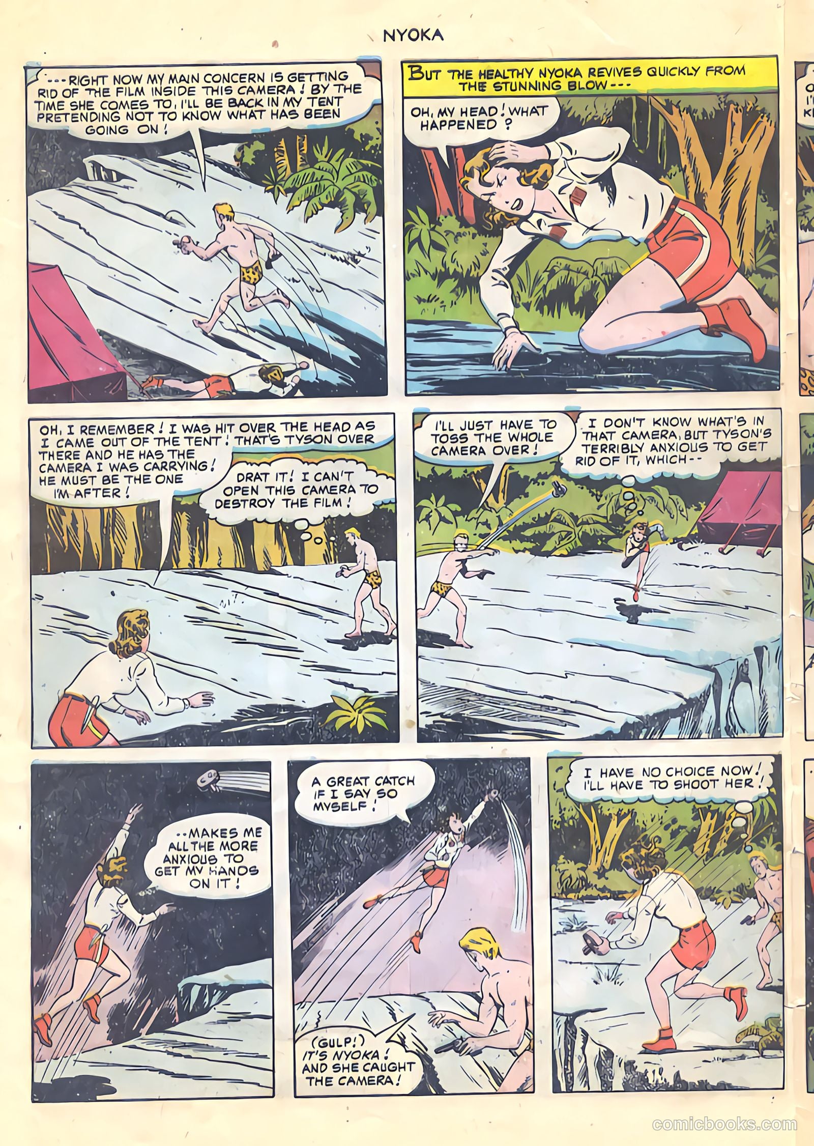 Nyoka the Jungle Girl #48 (1950) — page 32 of 36