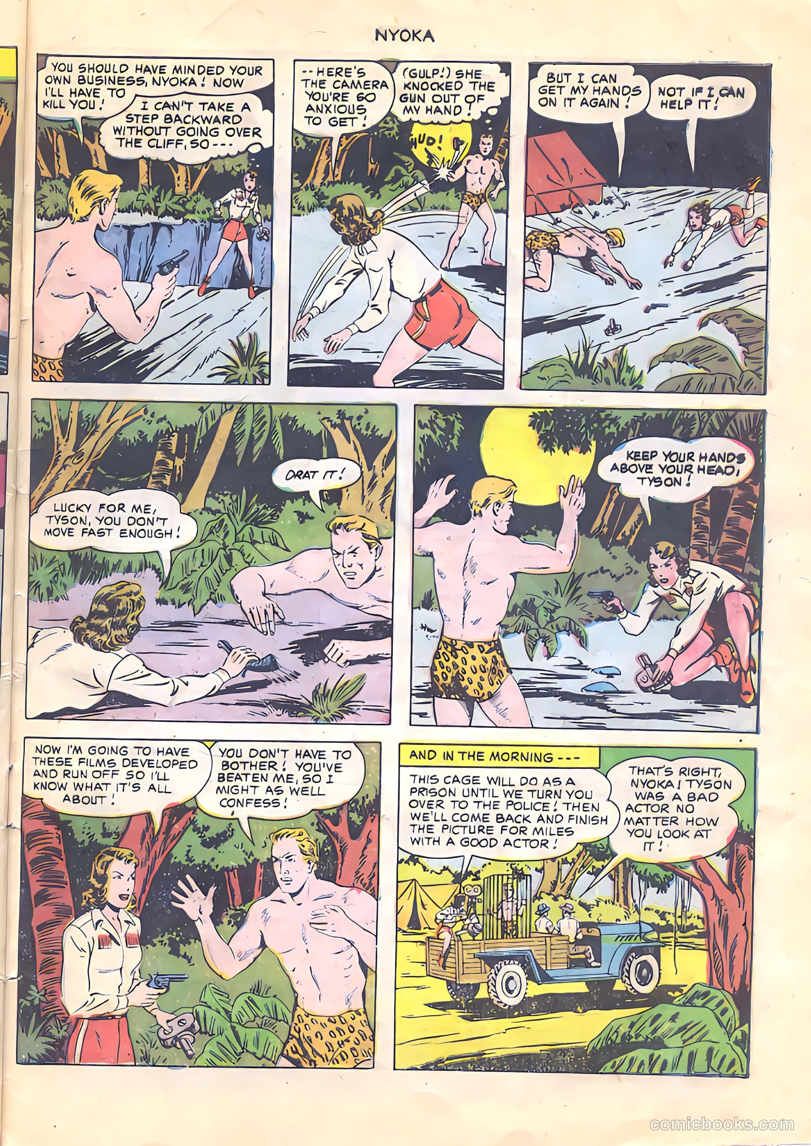 Nyoka the Jungle Girl #48 (1950) — page 33 of 36