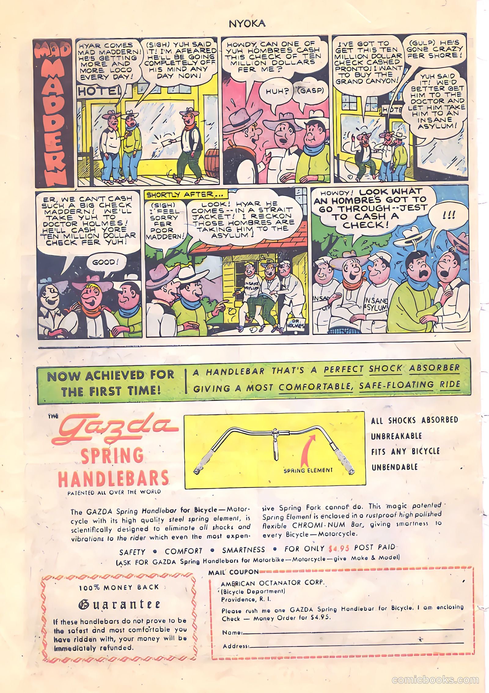 Nyoka the Jungle Girl #48 (1950) — page 34 of 36