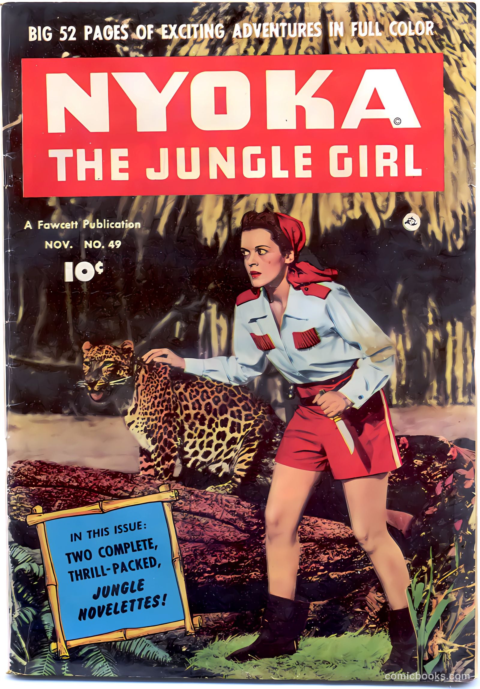 Nyoka the Jungle Girl #49