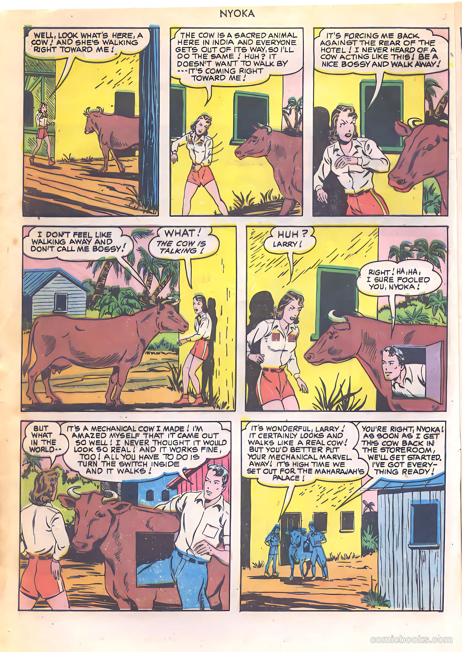 Nyoka the Jungle Girl #49 (1950) — page 4 of 52
