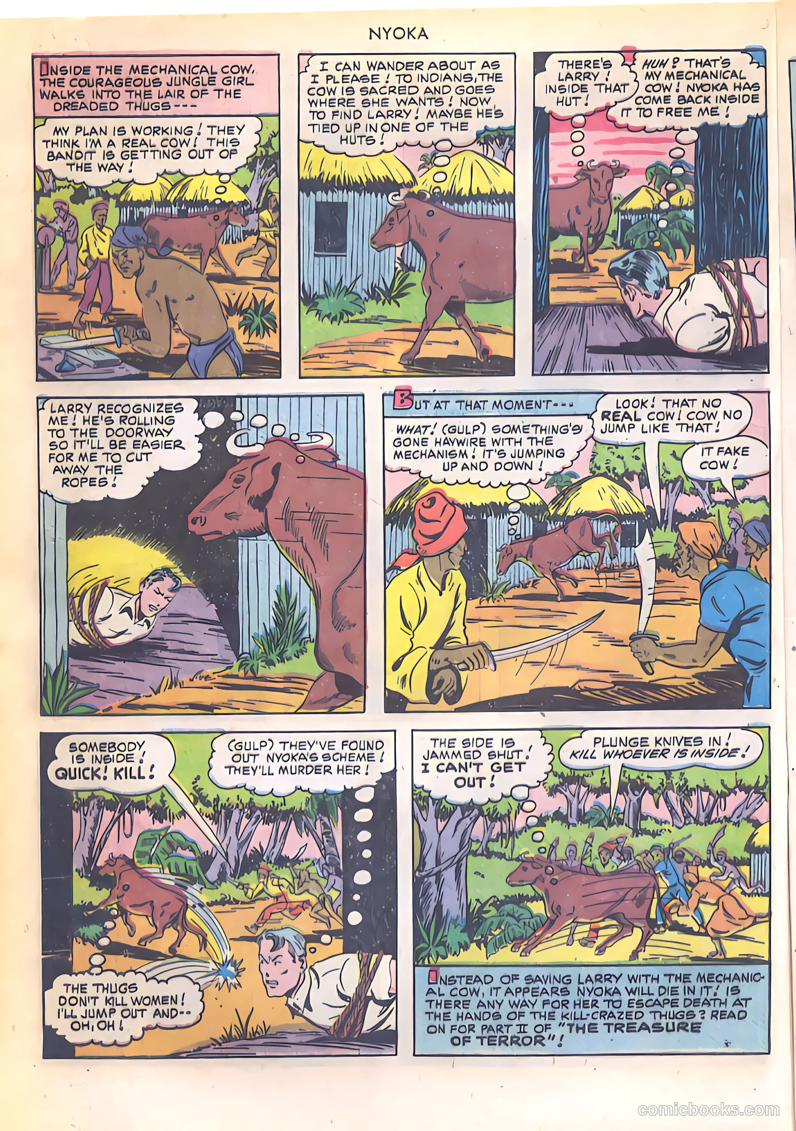 Nyoka the Jungle Girl #49 (1950) — page 8 of 52