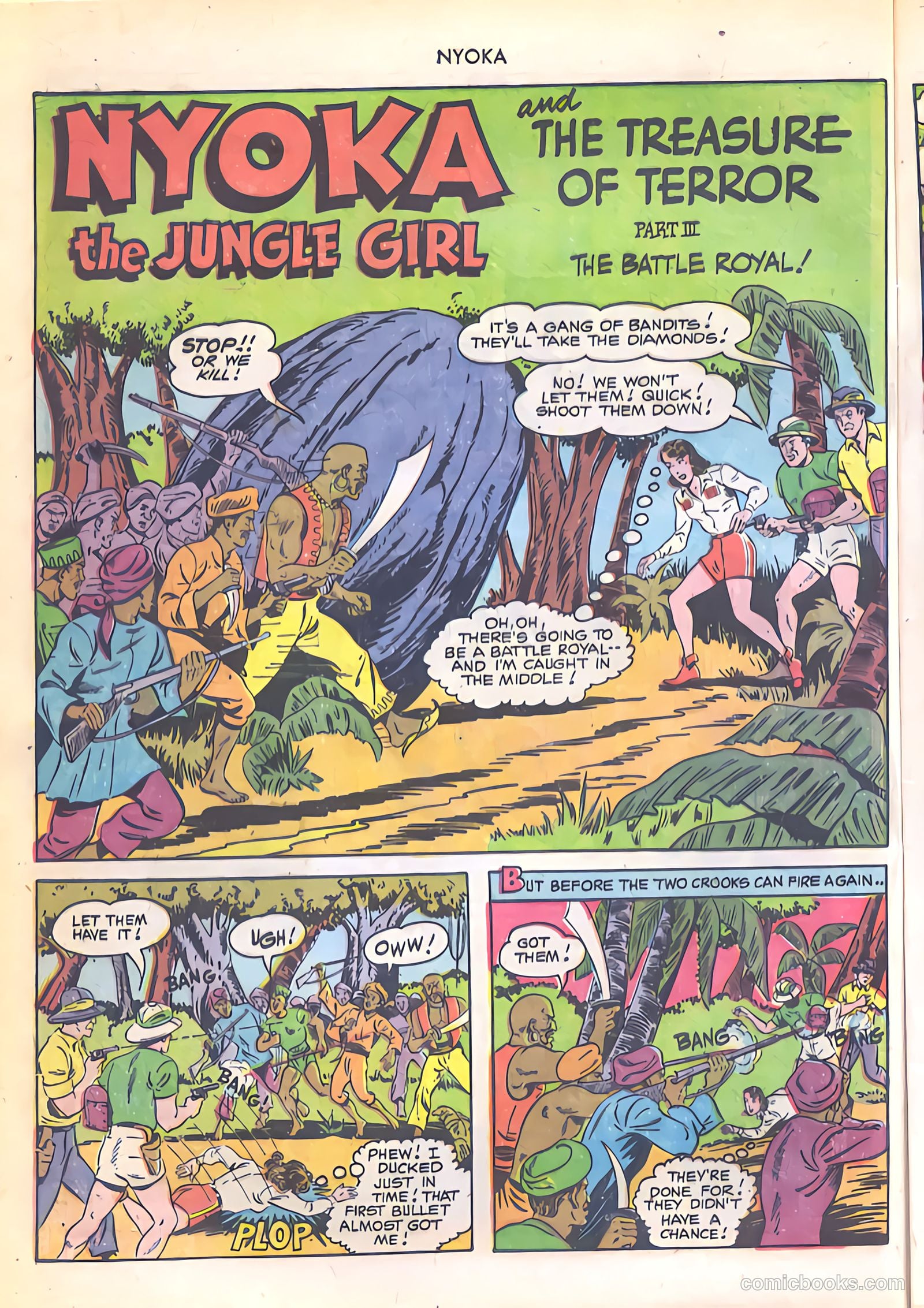 Nyoka the Jungle Girl #49 (1950) — page 16 of 52