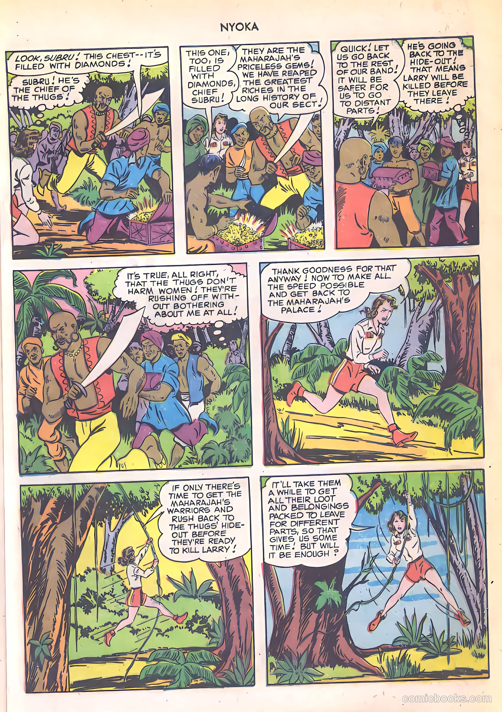 Nyoka the Jungle Girl #49 (1950) — page 17 of 52