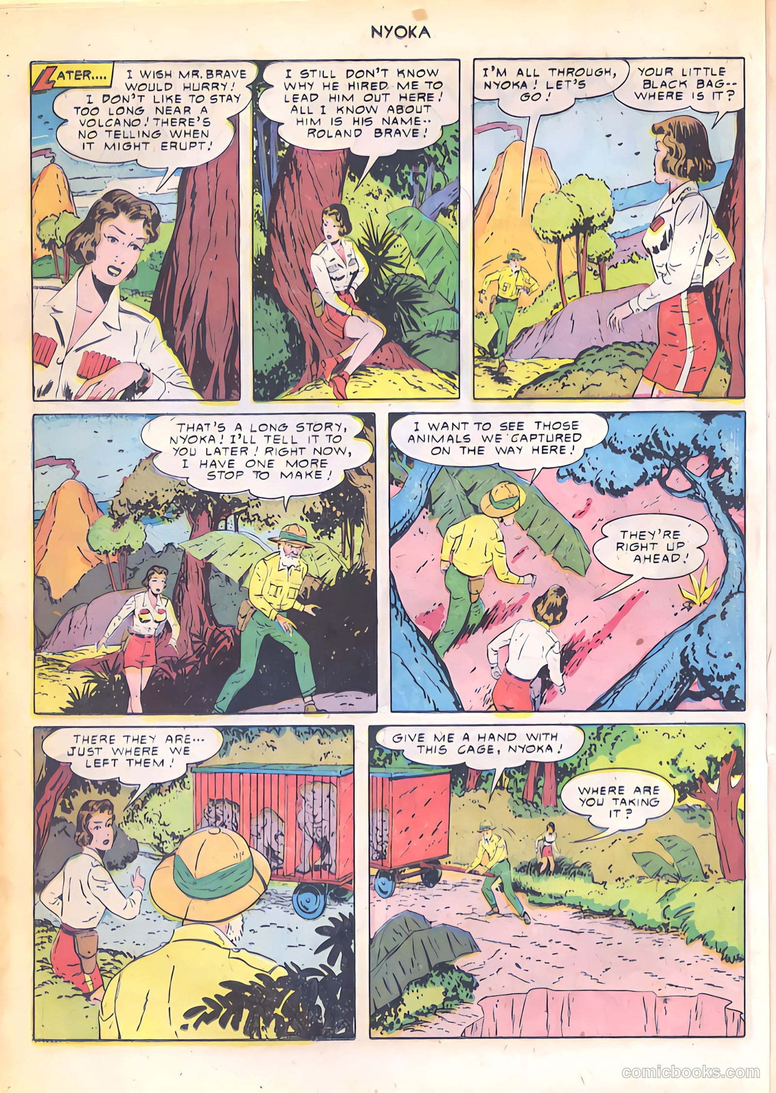 Nyoka the Jungle Girl #49 (1950) — page 28 of 52