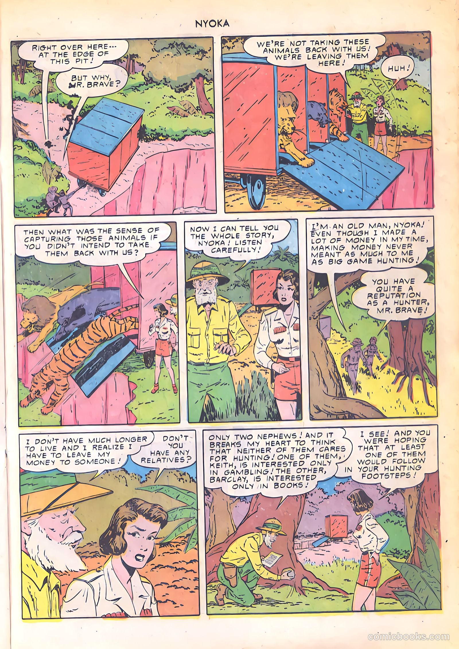 Nyoka the Jungle Girl #49 (1950) — page 29 of 52