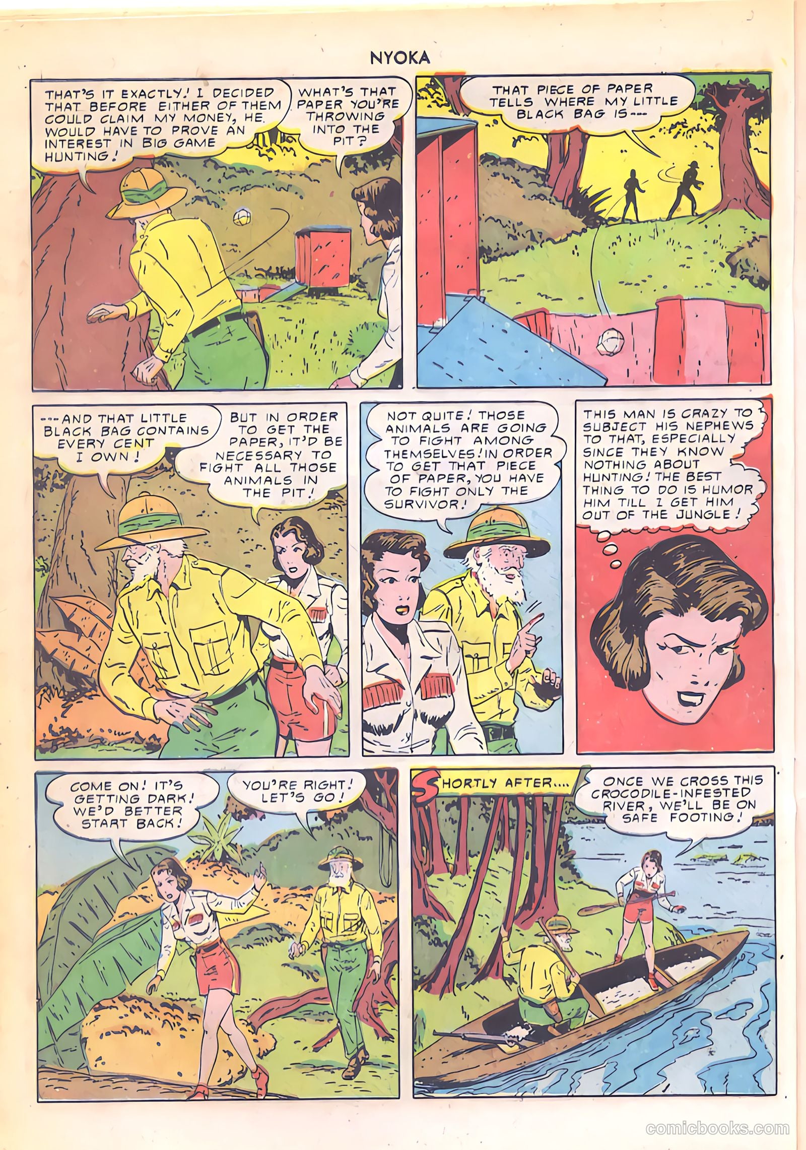Nyoka the Jungle Girl #49 (1950) — page 30 of 52