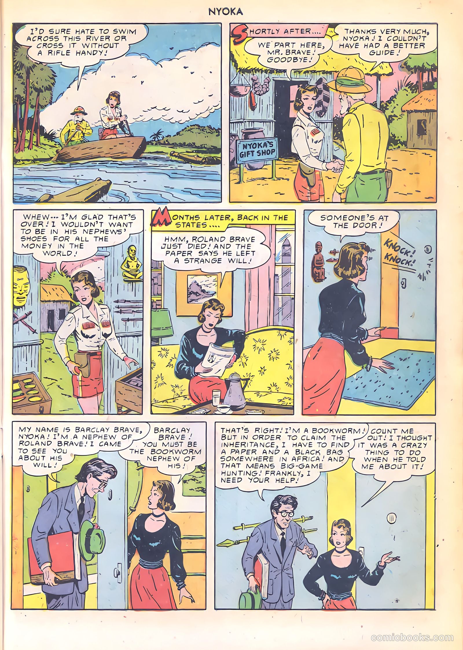 Nyoka the Jungle Girl #49 (1950) — page 31 of 52