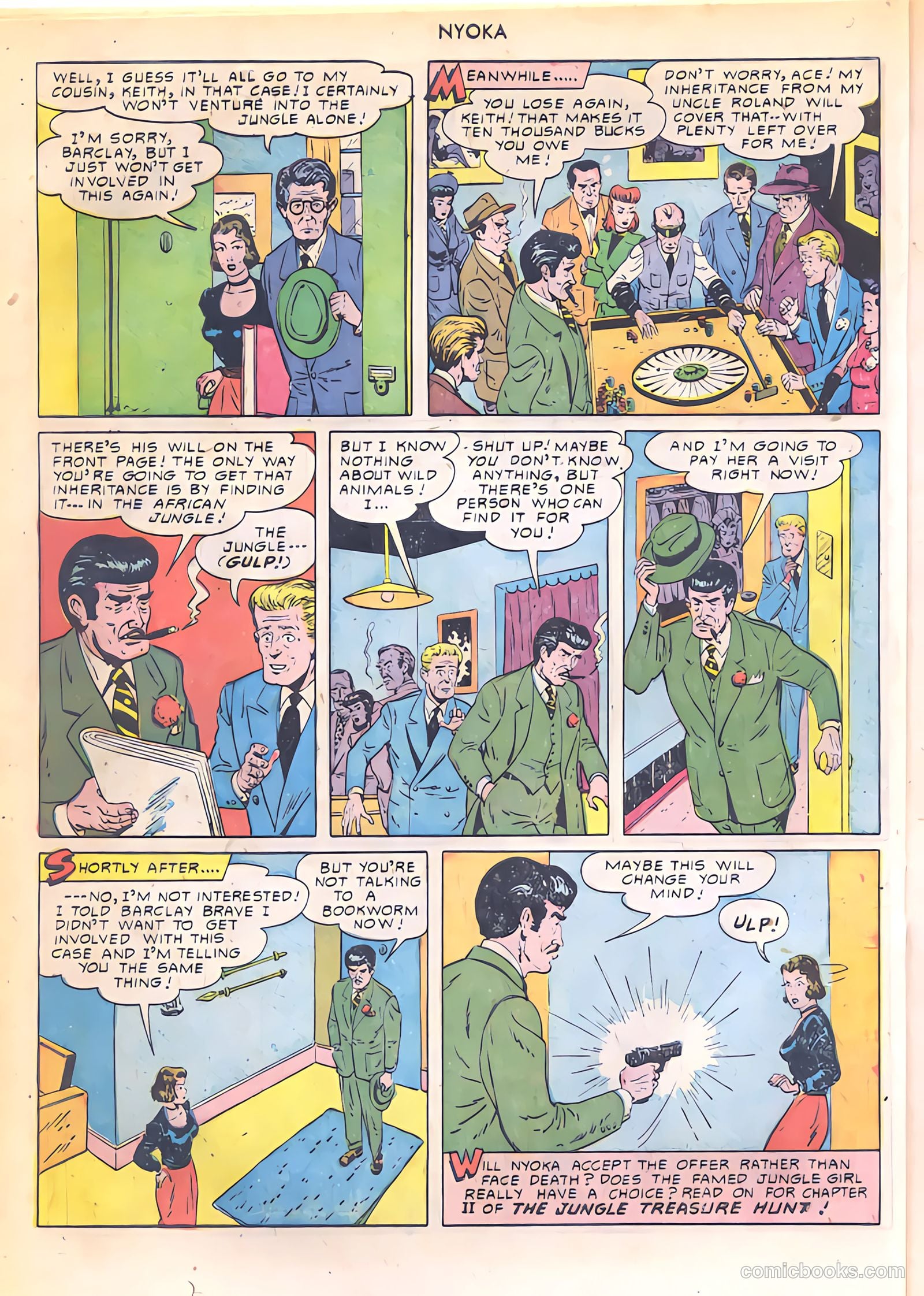 Nyoka the Jungle Girl #49 (1950) — page 32 of 52