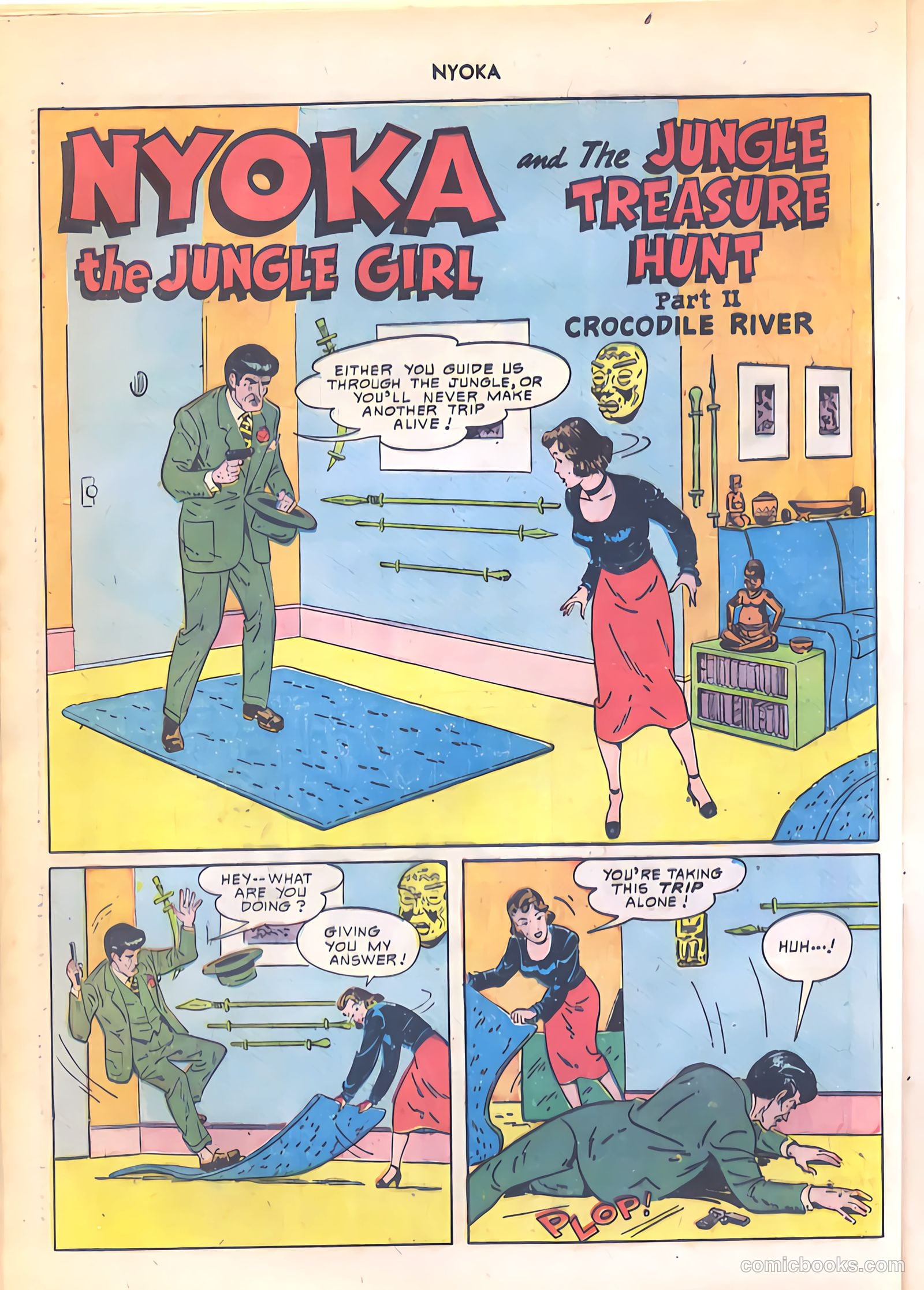 Nyoka the Jungle Girl #49 (1950) — page 36 of 52