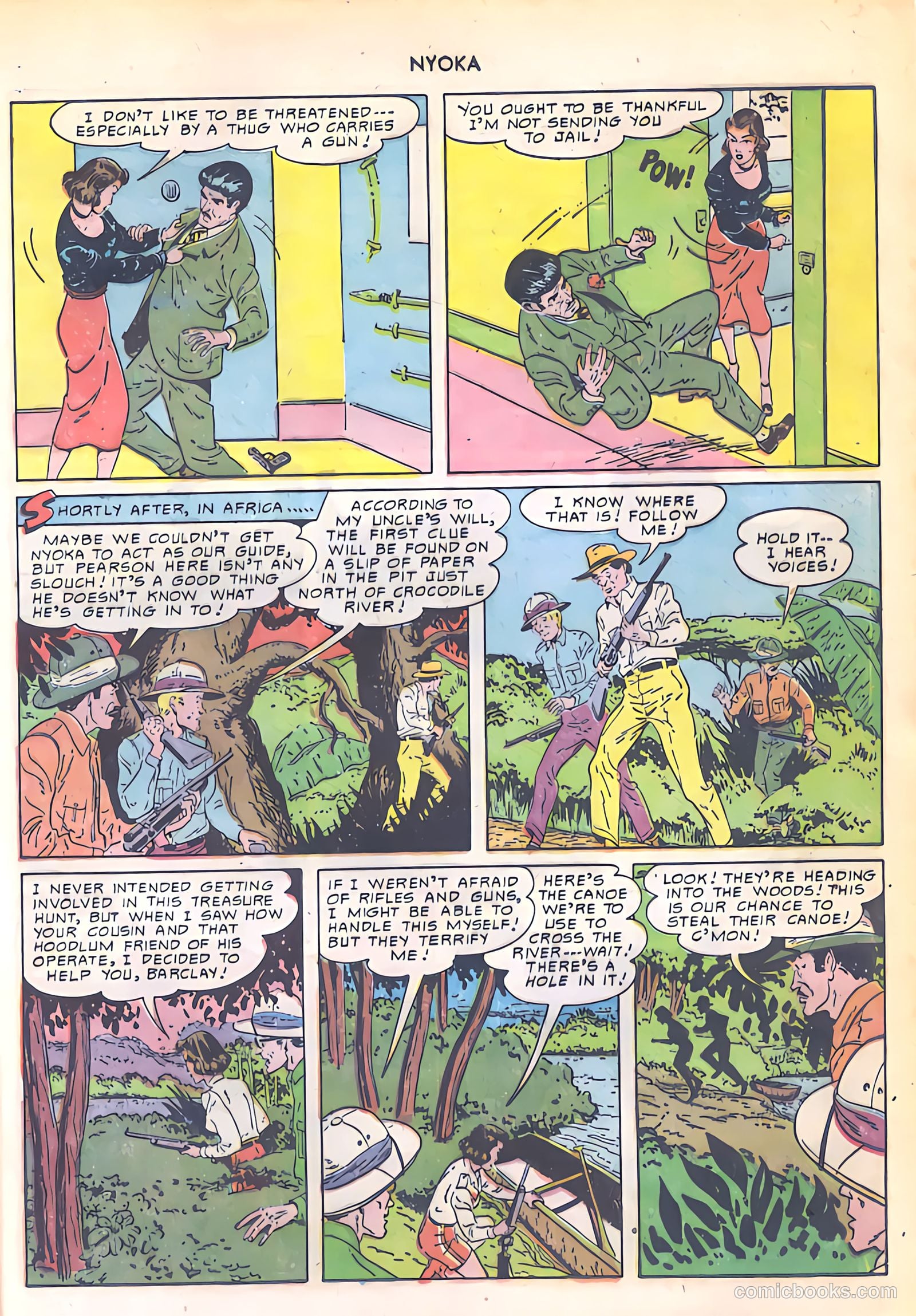 Nyoka the Jungle Girl #49 (1950) — page 37 of 52
