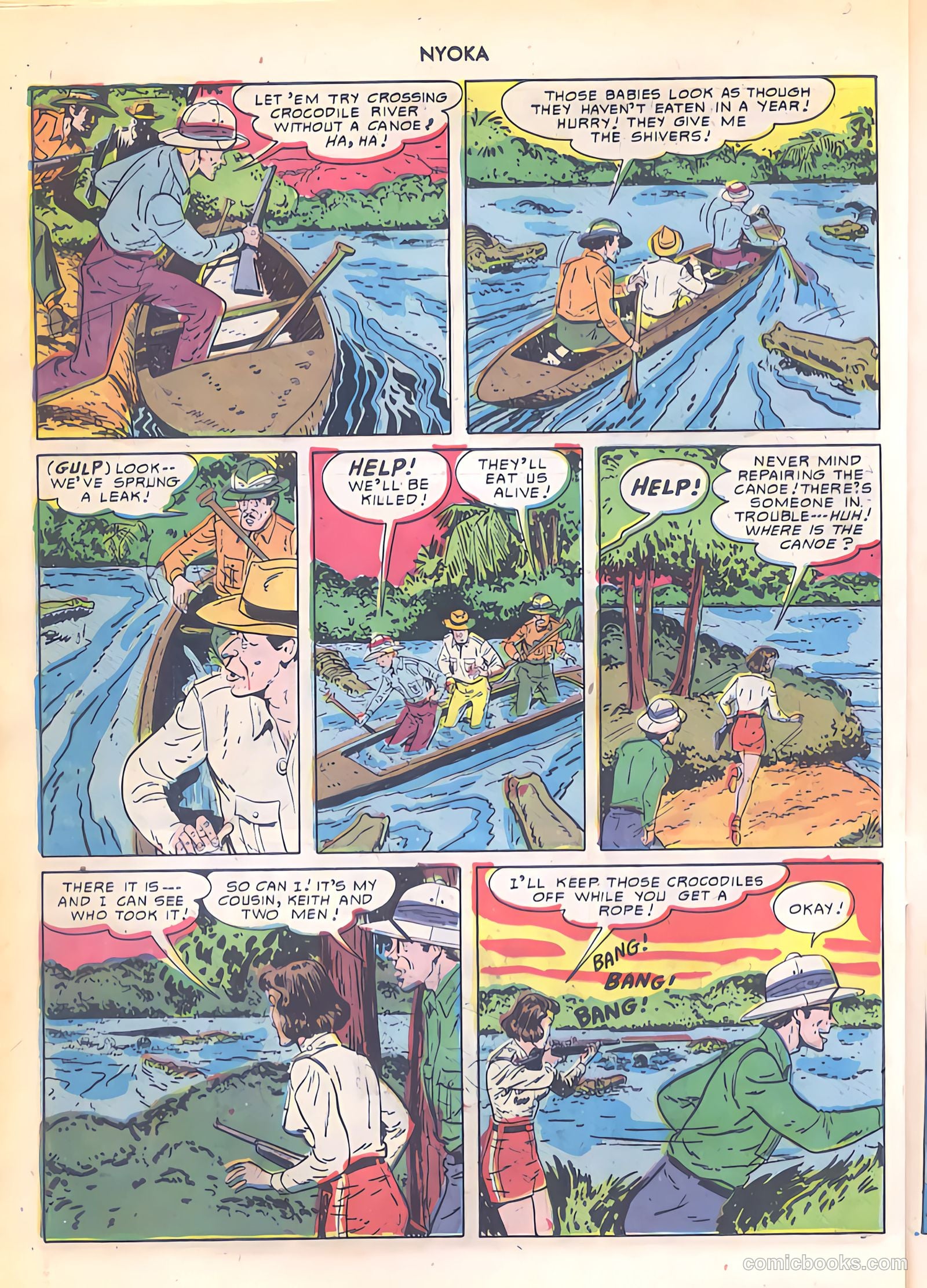 Nyoka the Jungle Girl #49 (1950) — page 38 of 52