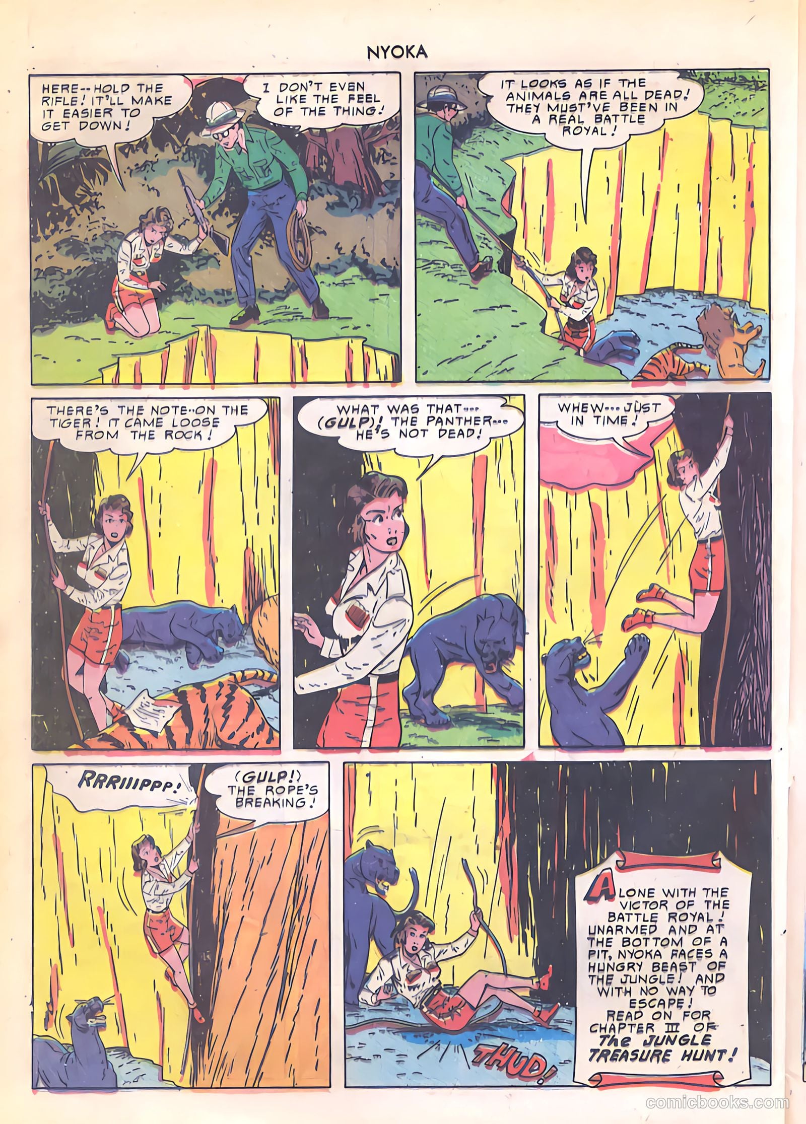 Nyoka the Jungle Girl #49 (1950) — page 40 of 52