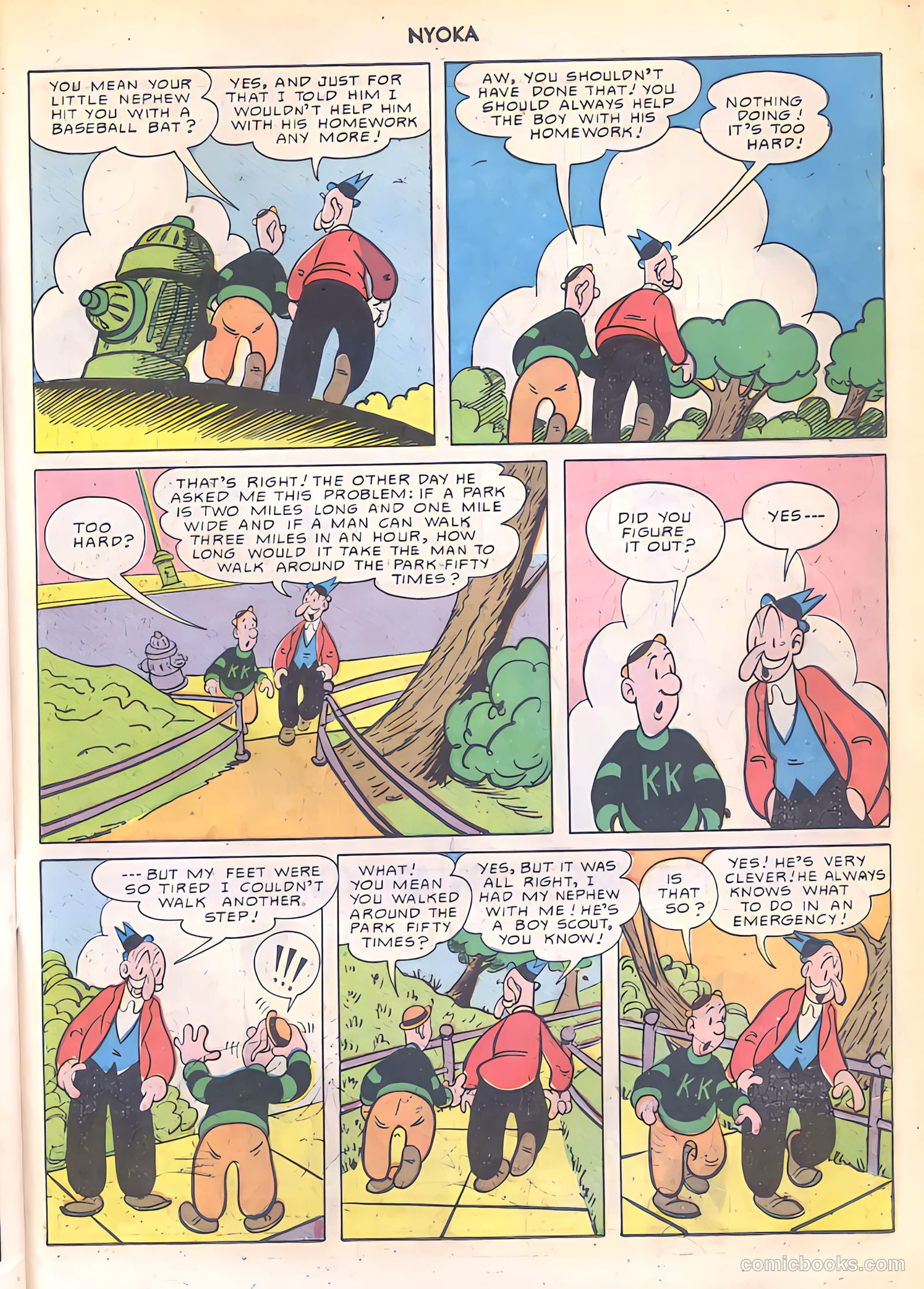 Nyoka the Jungle Girl #49 (1950) — page 43 of 52