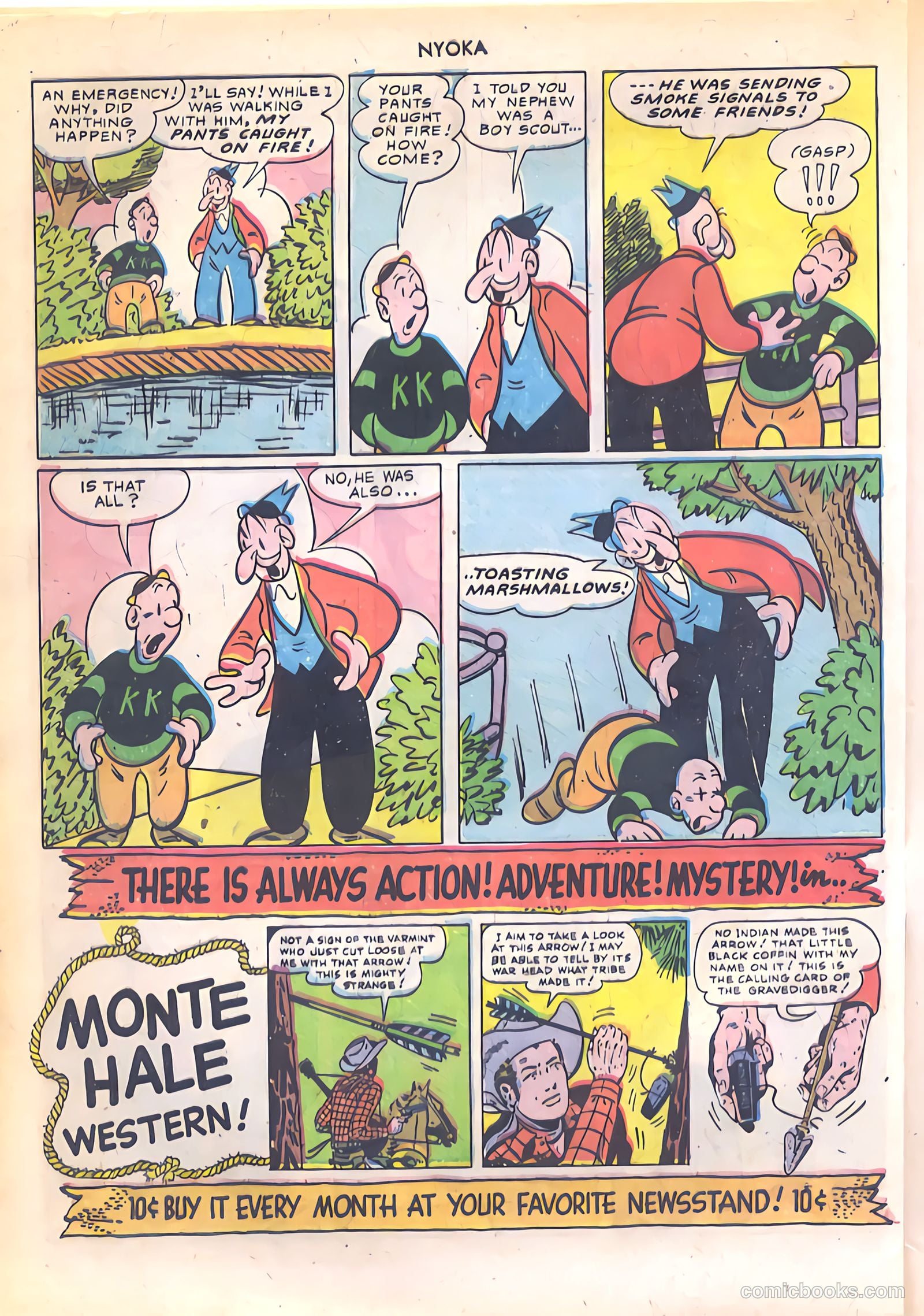 Nyoka the Jungle Girl #49 (1950) — page 44 of 52