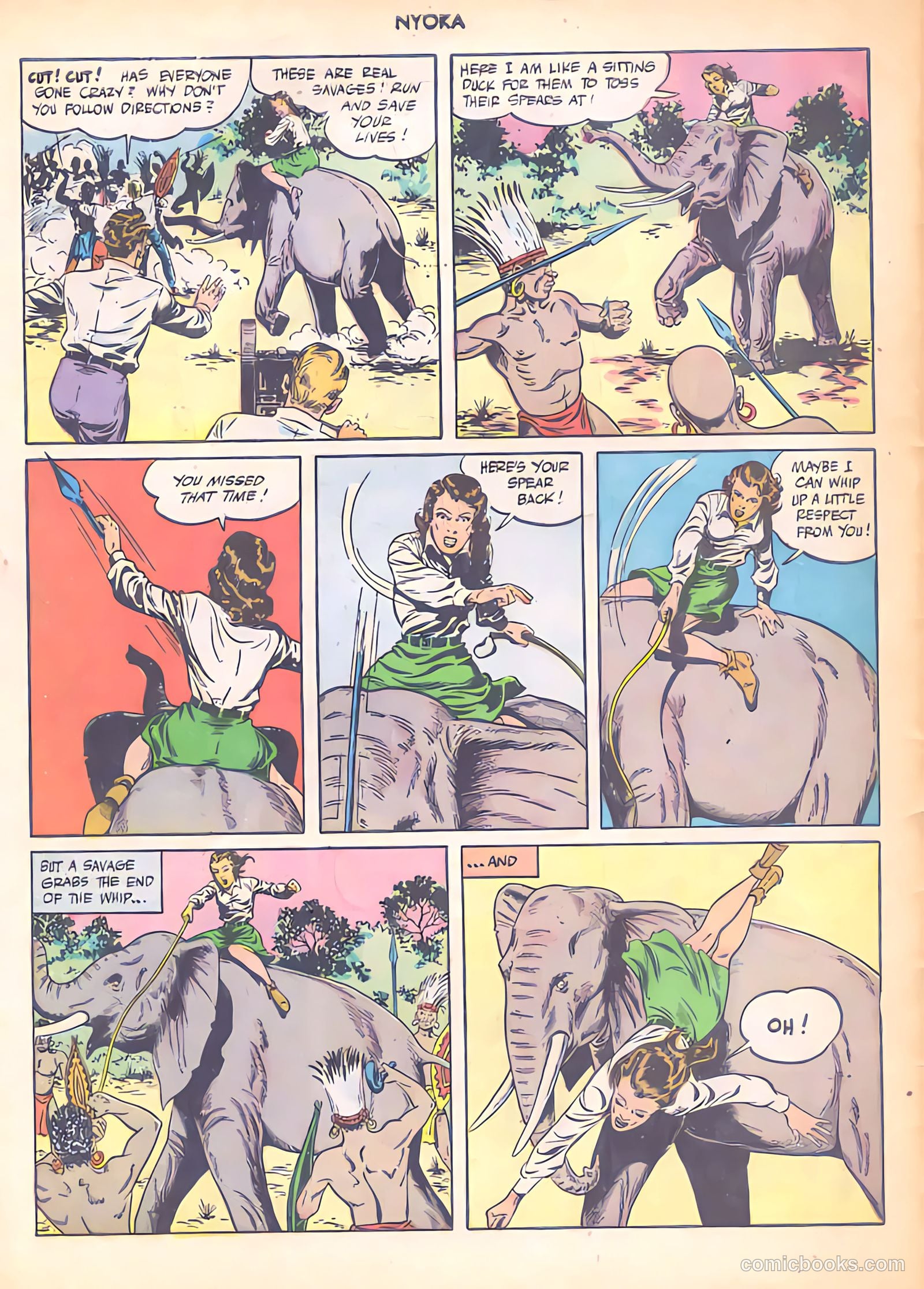 Nyoka the Jungle Girl #5 (1947) — page 6 of 52