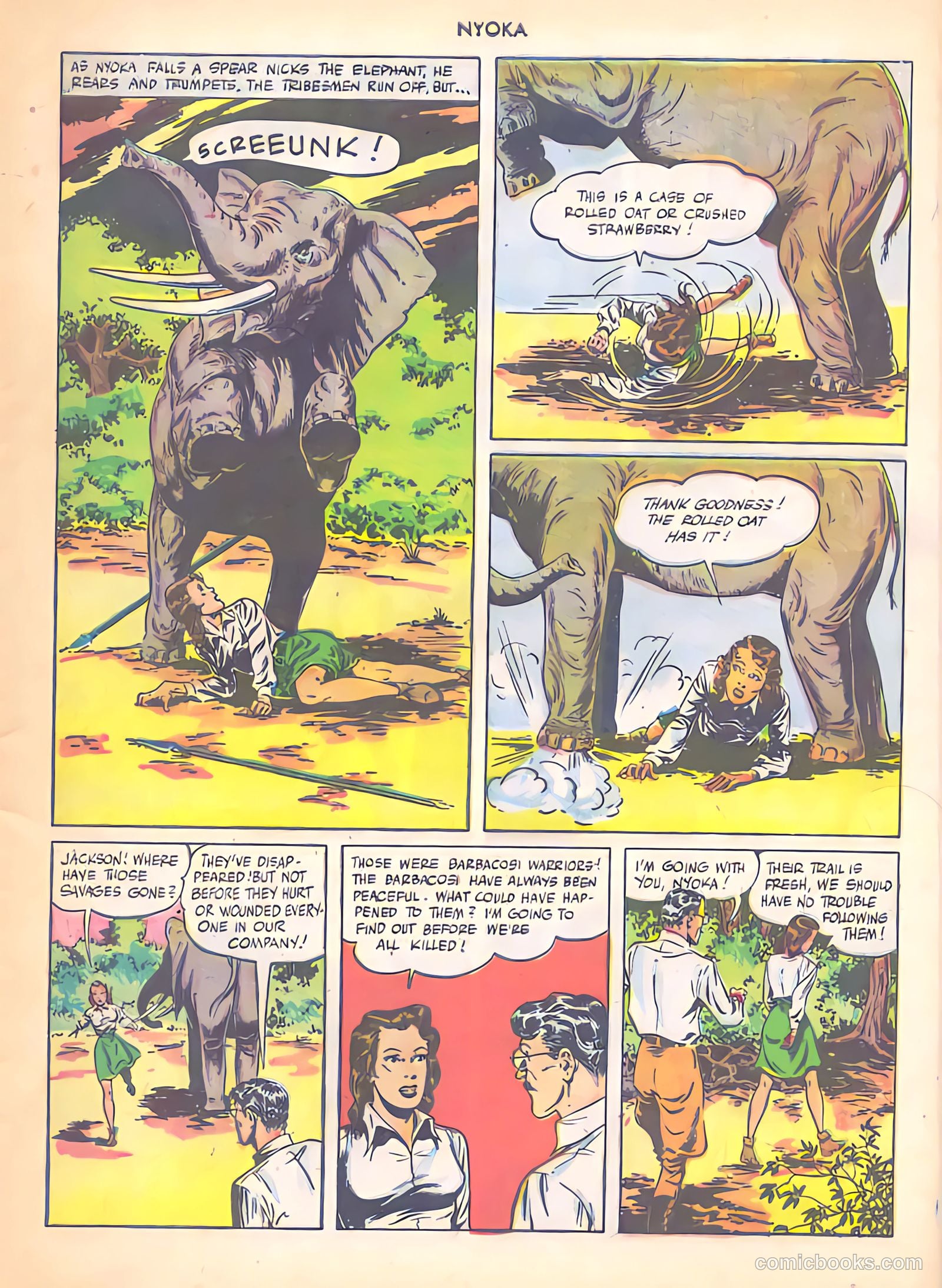 Nyoka the Jungle Girl #5 (1947) — page 7 of 52