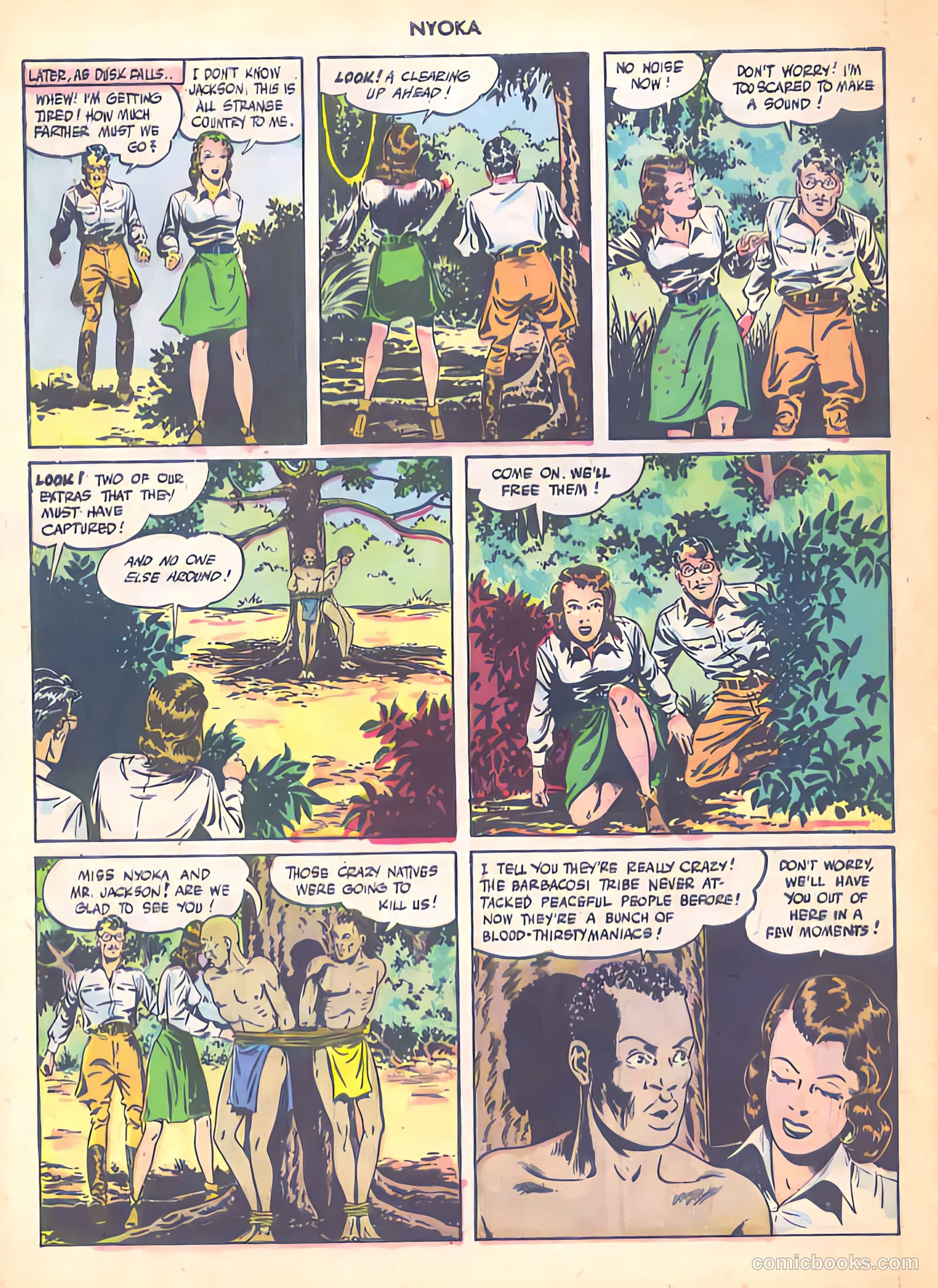 Nyoka the Jungle Girl #5 (1947) — page 8 of 52