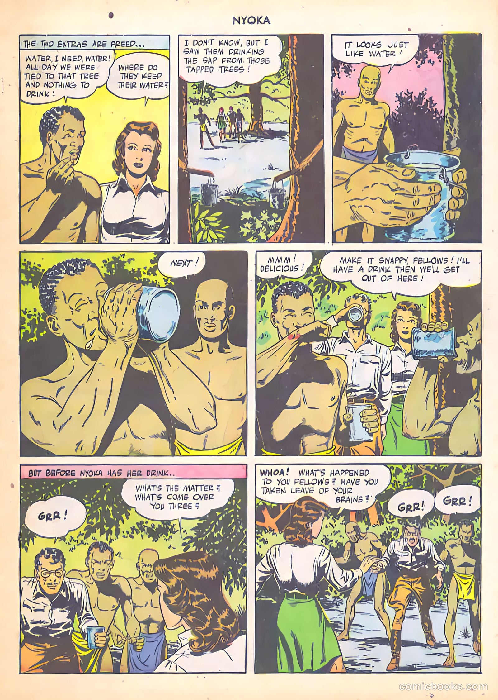 Nyoka the Jungle Girl #5 (1947) — page 9 of 52