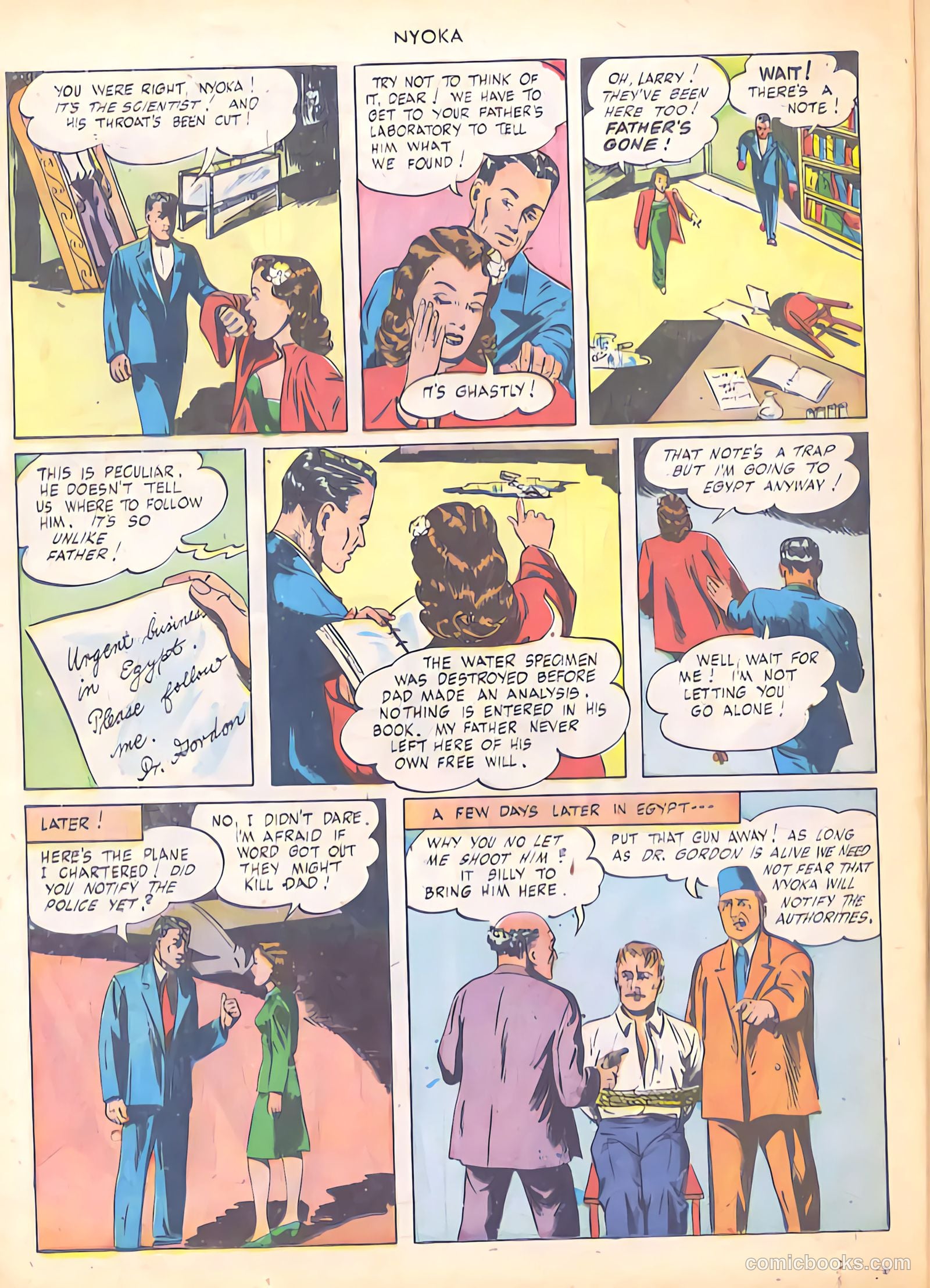 Nyoka the Jungle Girl #5 (1947) — page 18 of 52