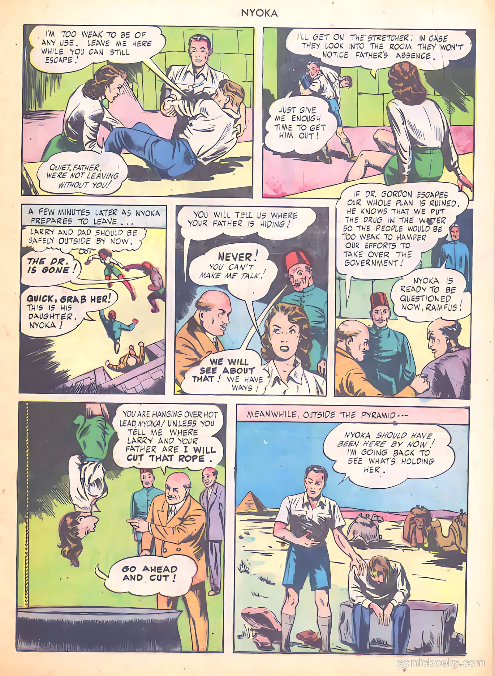 Nyoka the Jungle Girl #5 (1947) — page 25 of 52