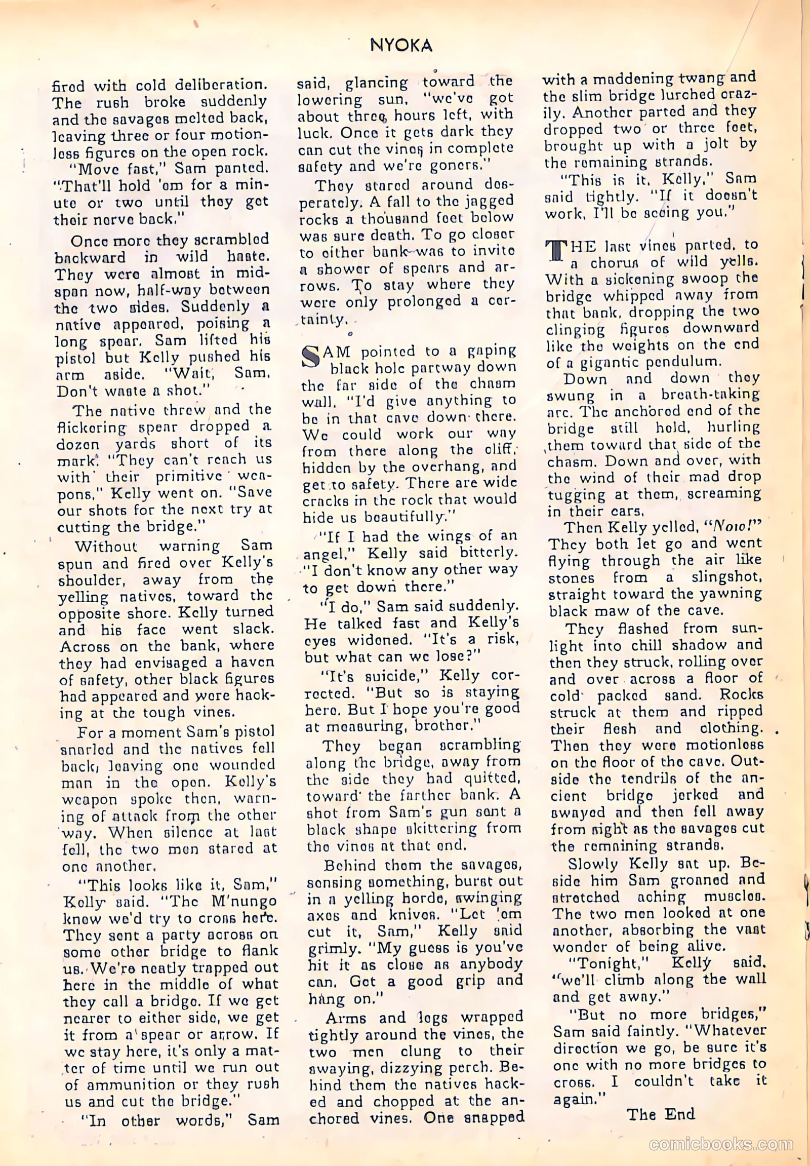 Nyoka the Jungle Girl #5 (1947) — page 28 of 52